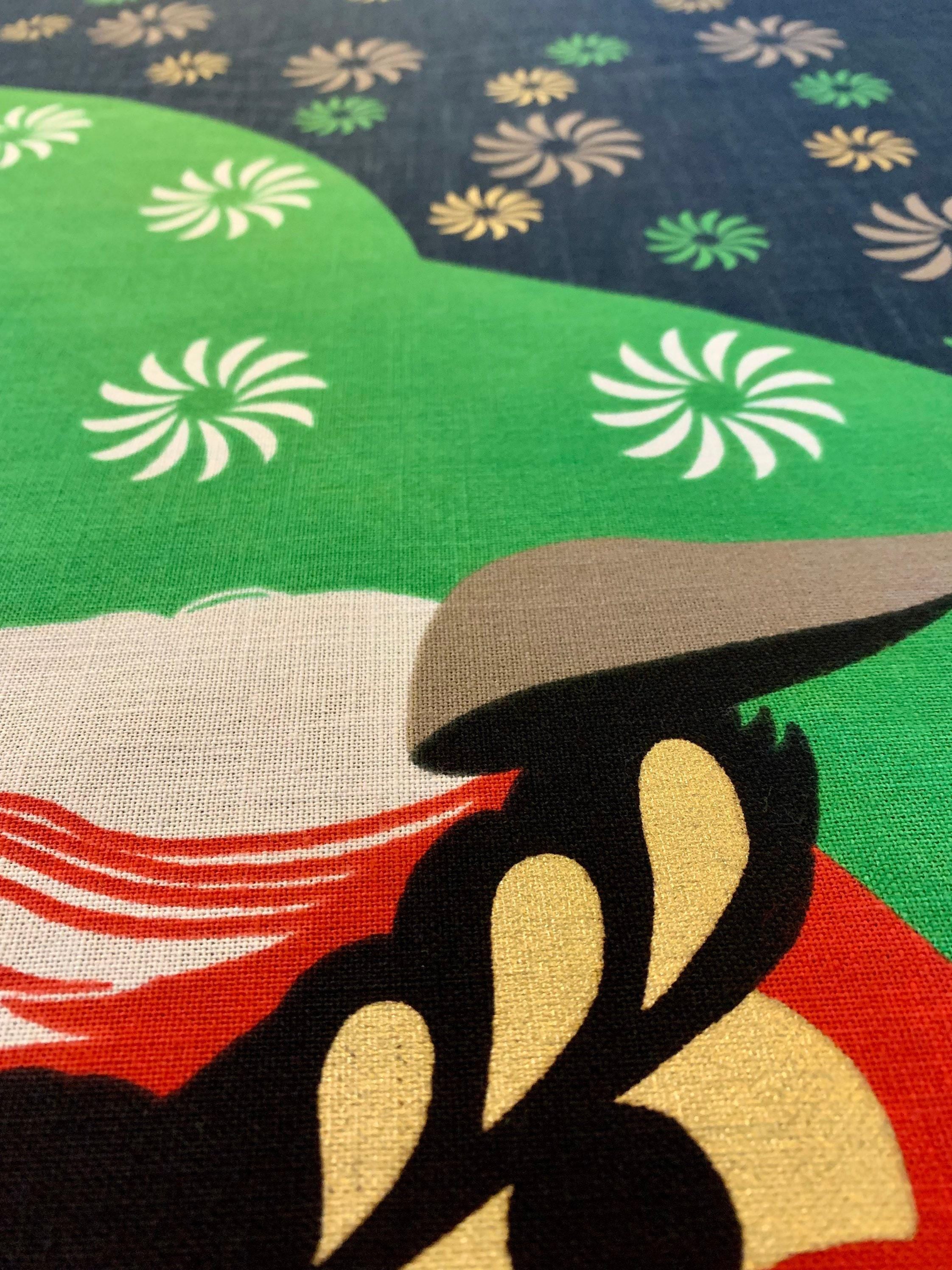 Kurenai - Shisa Japanese Noren Panel - Blue