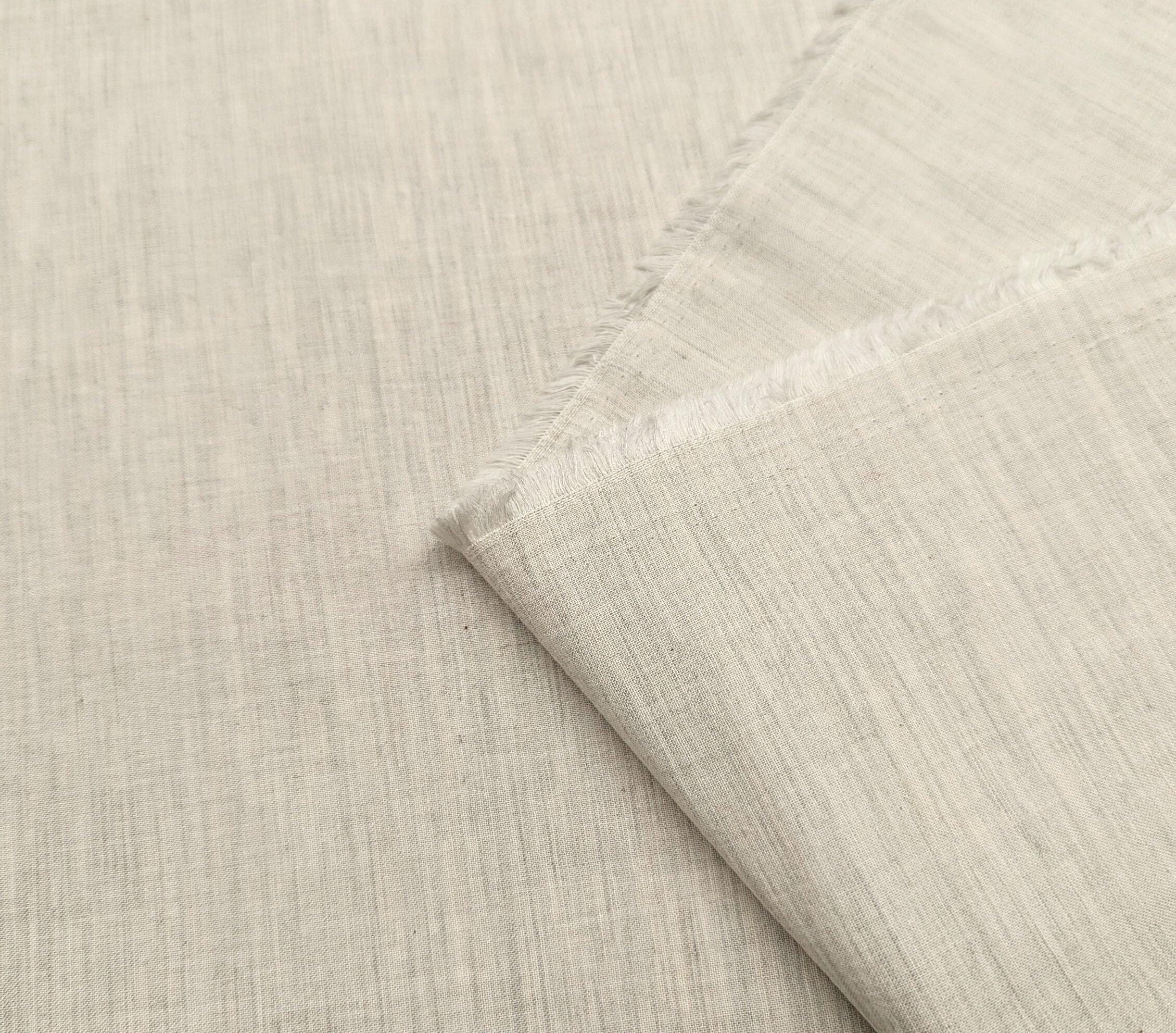 Sunwell - Organic Yarn Dyed Cotton Lawn - White Gray