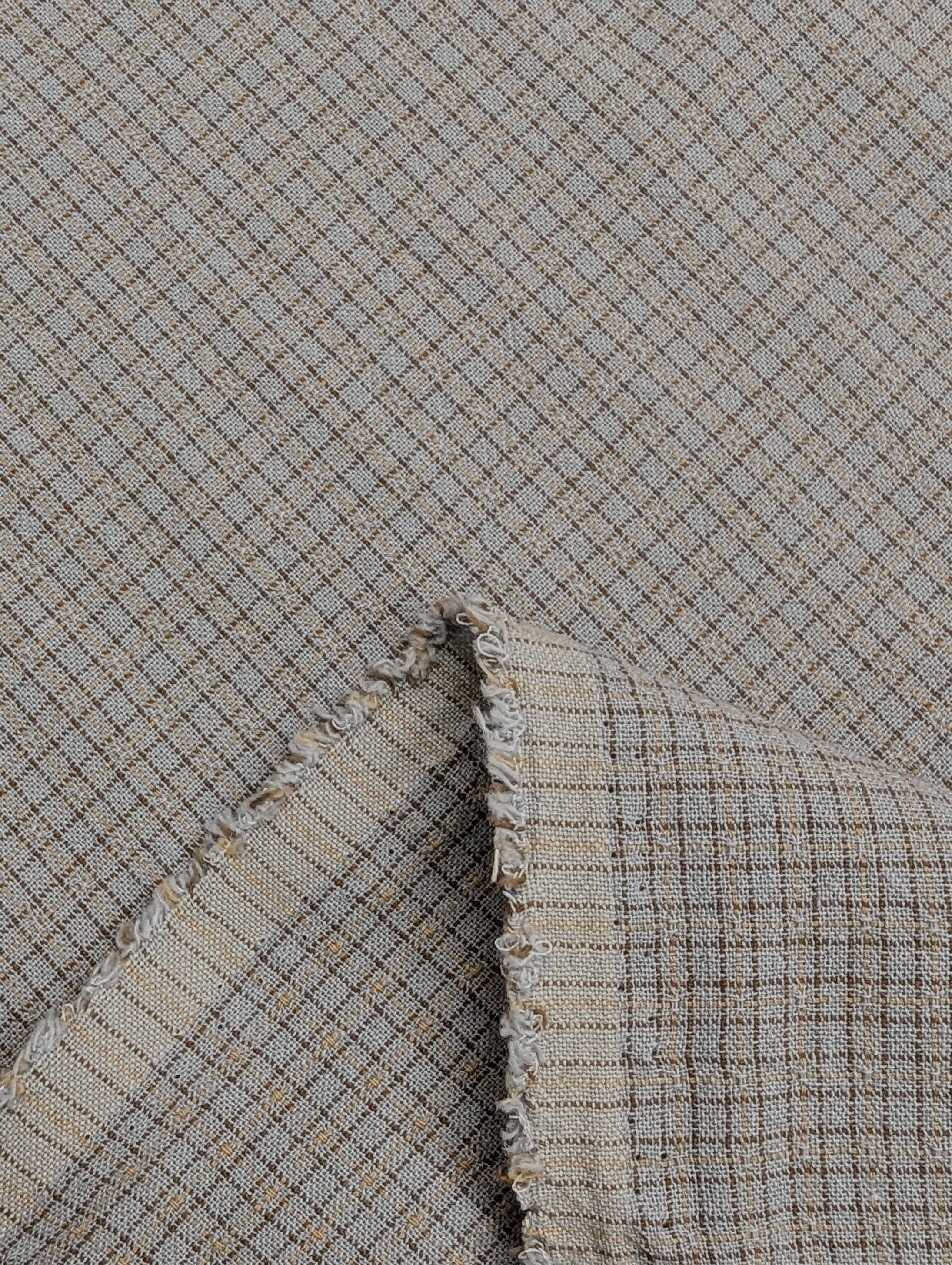 MYD - Yarn Dyed Grid Cotton Fabric - Dusty Blue
