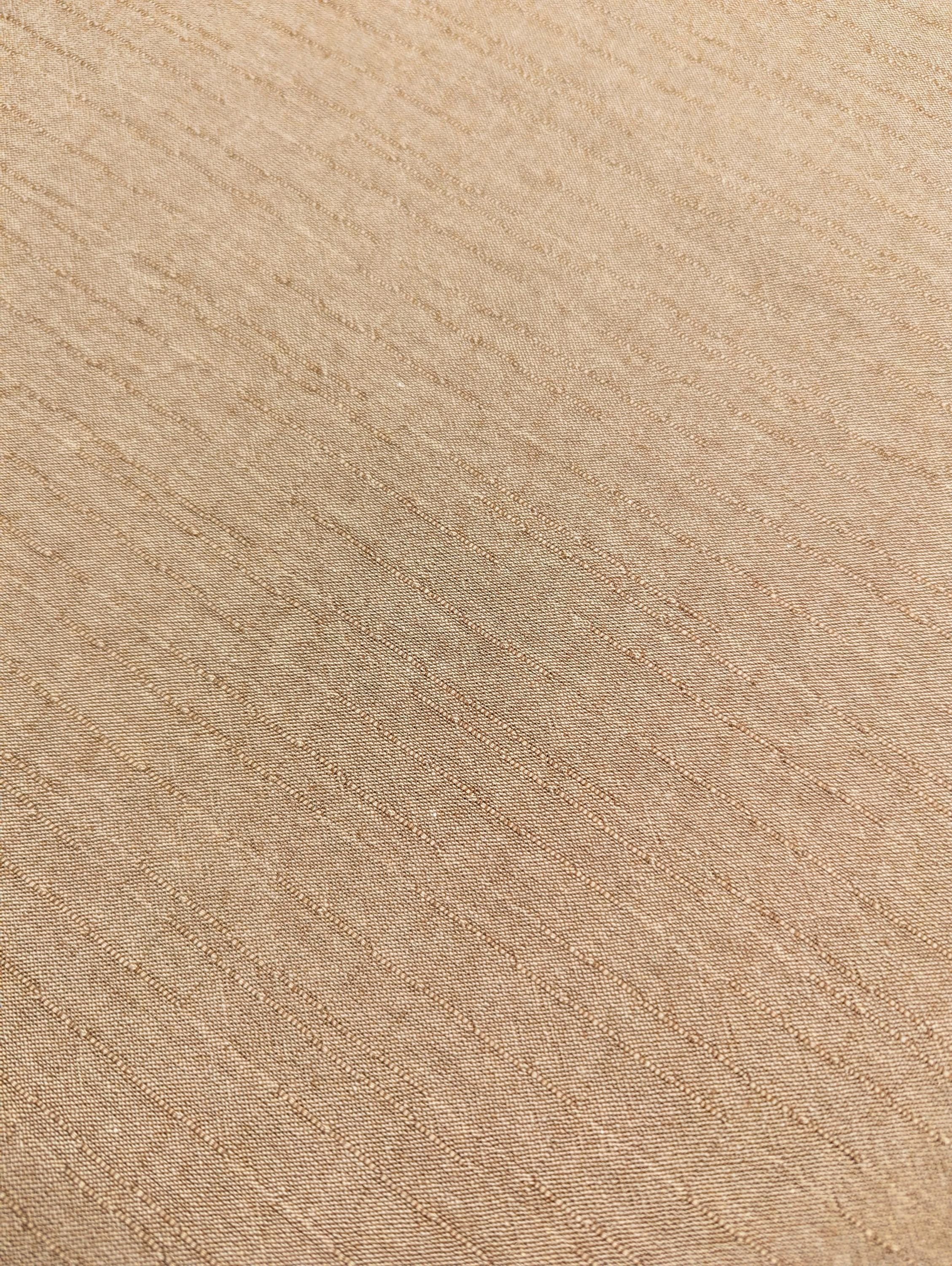 MYD - Yarn Dyed Textured Cotton Fabric - Light Brown