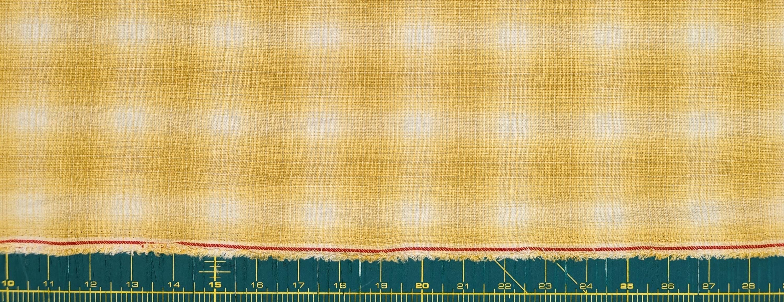 NEW Japanese yarn dyed ombre plaid cotton fabric SY10630S B yellow