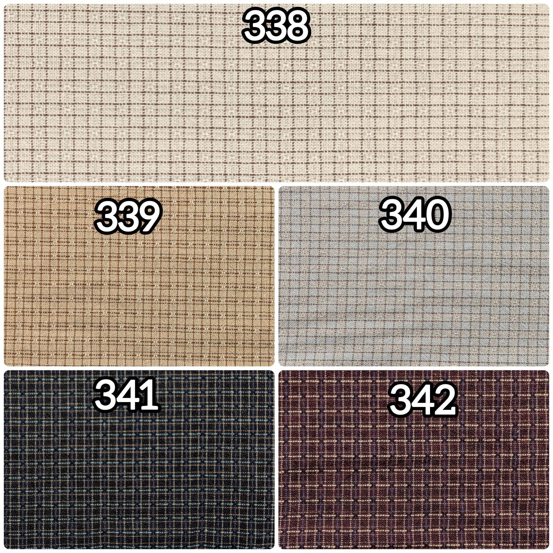 MYD - Yarn Dyed Grid Cotton Fabric - Dusty Blue