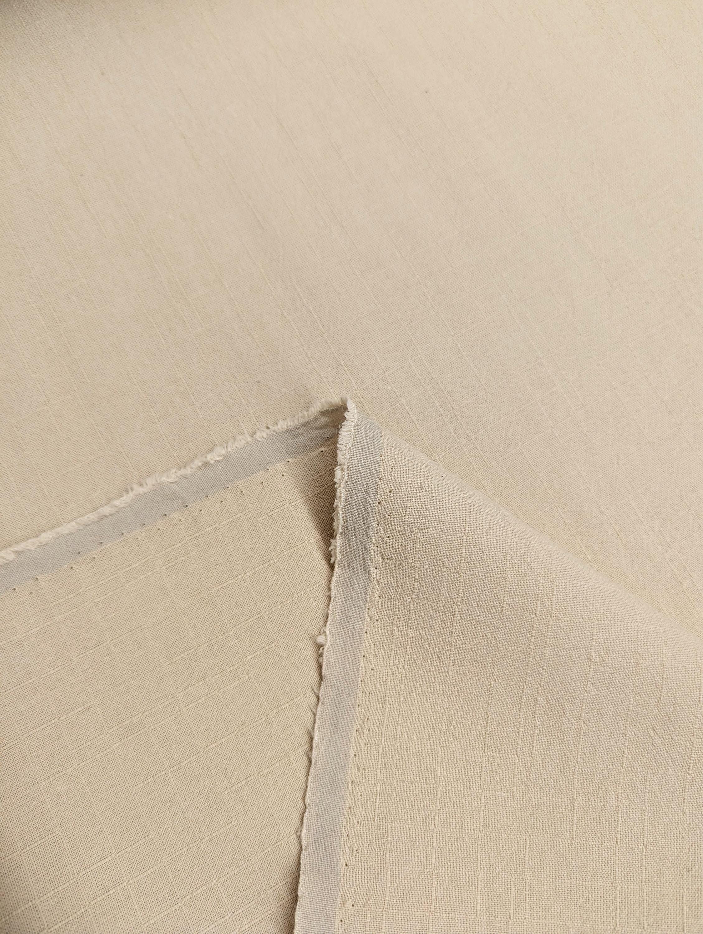 MYD - Yarn Dyed Textured Cotton Fabric - Beige