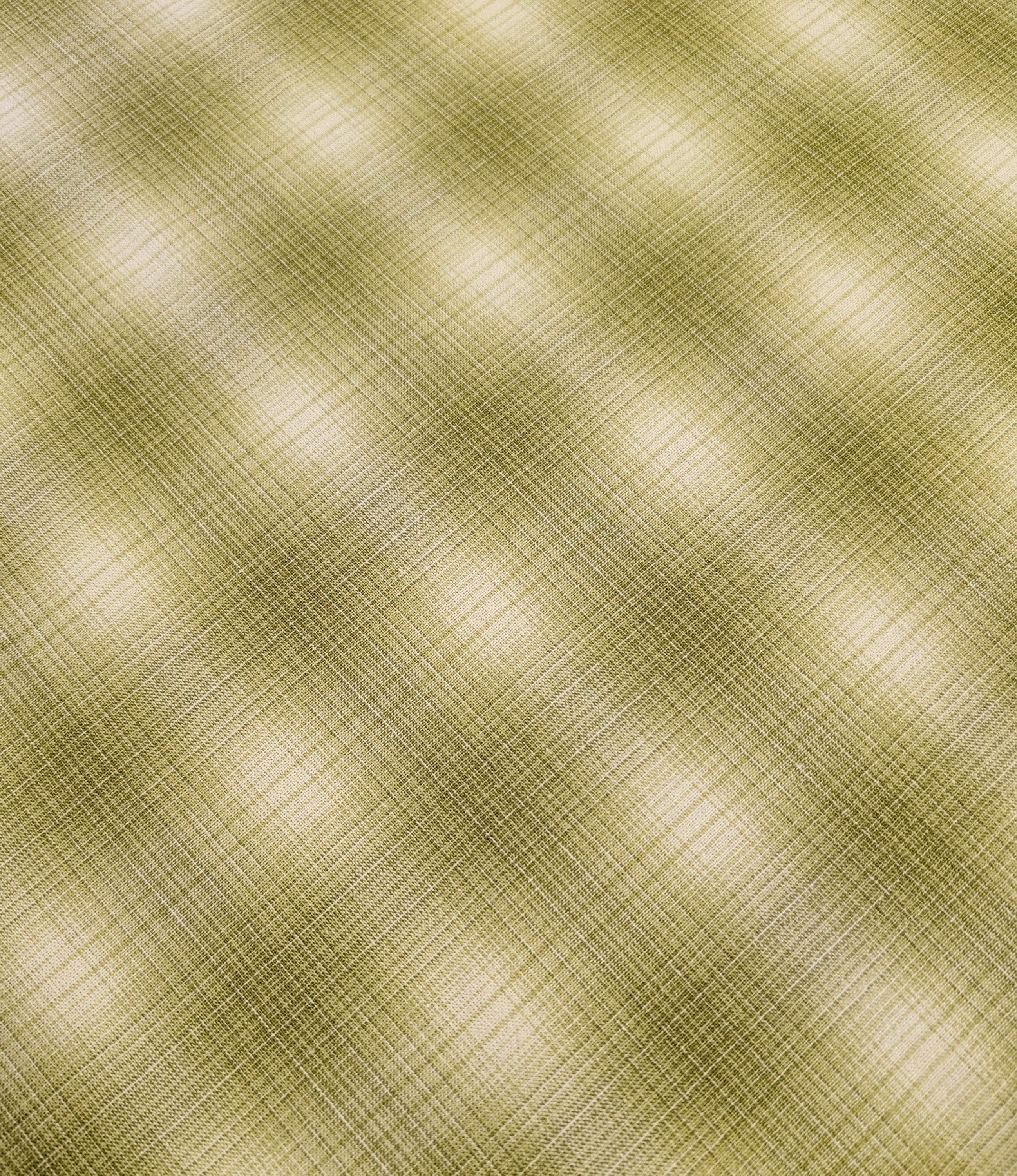 NEW Japanese yarn dyed ombre plaid cotton fabric SY10630S C green