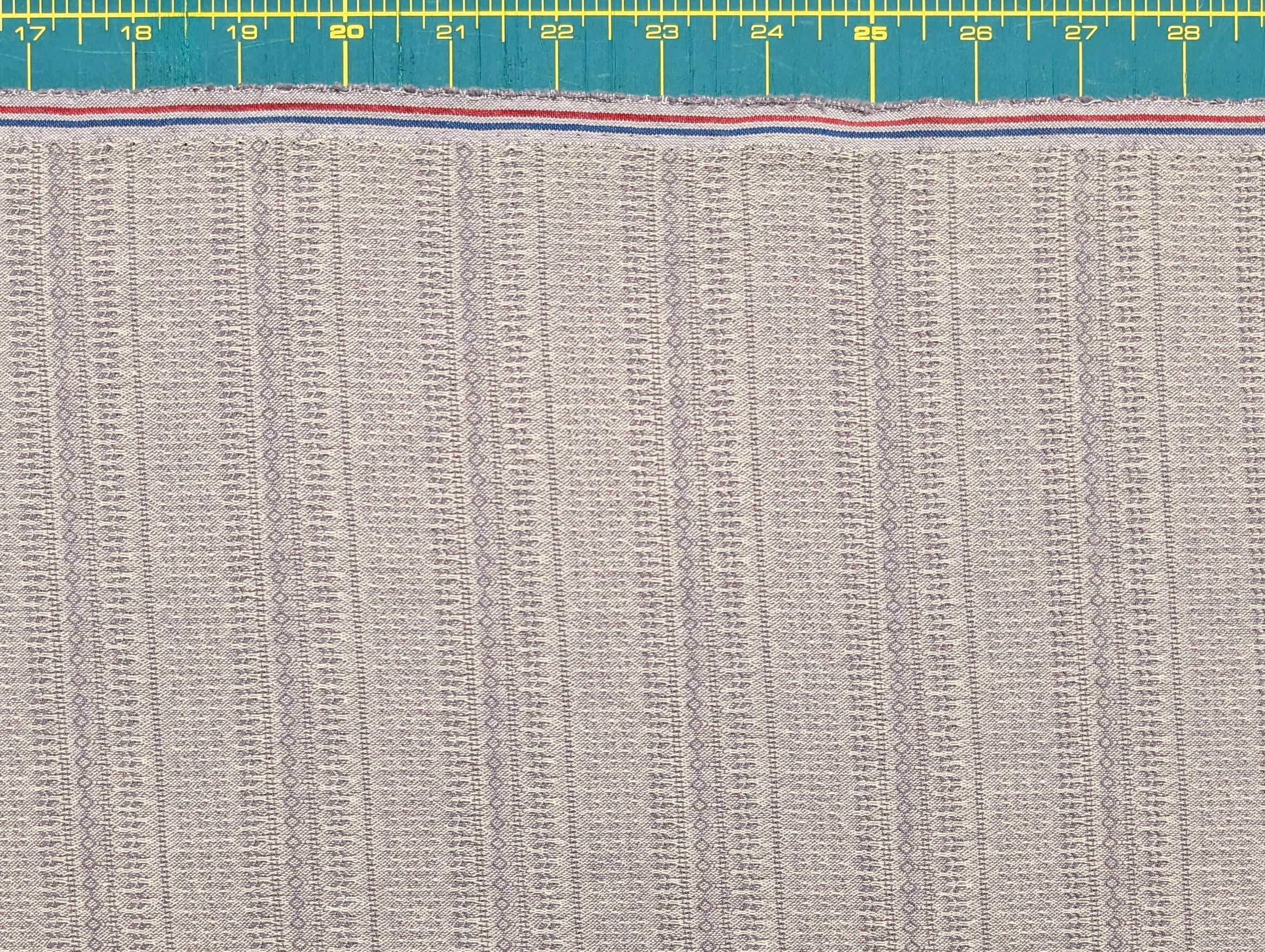 Textile Pantry - Junko Matsuda Yarn Dyed Textured Cotton Fabric - Purple