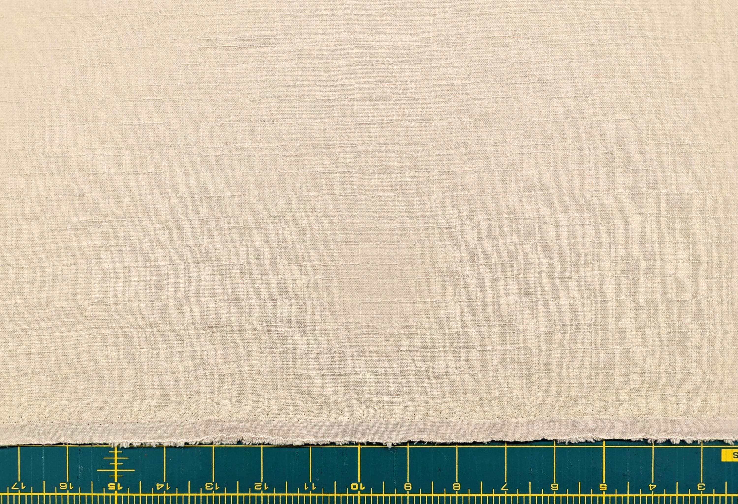 MYD - Yarn Dyed Textured Cotton Fabric - Beige