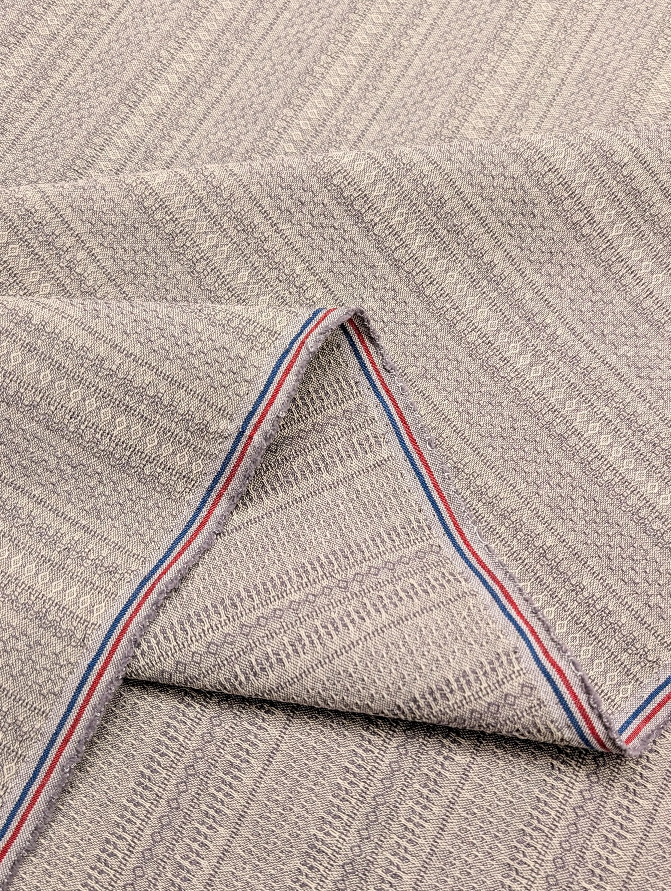 Textile Pantry - Junko Matsuda Yarn Dyed Textured Cotton Fabric - Purple