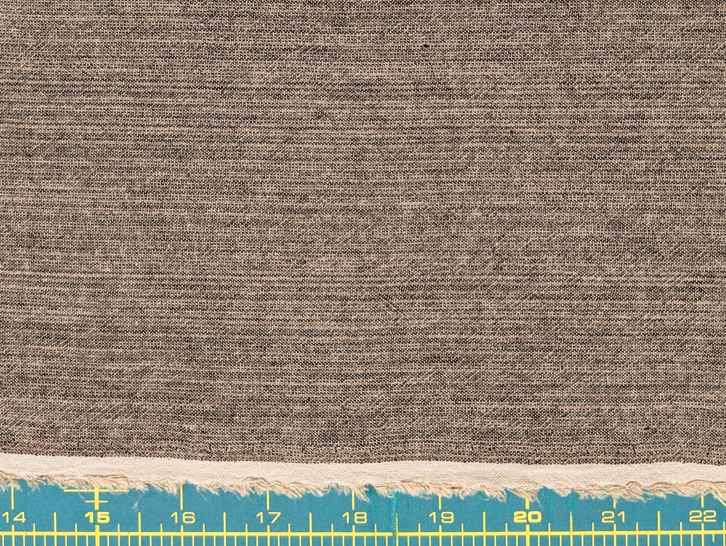 Cosmo - Japanese Yarn Dyed Textured Cotton Taupe - Beige