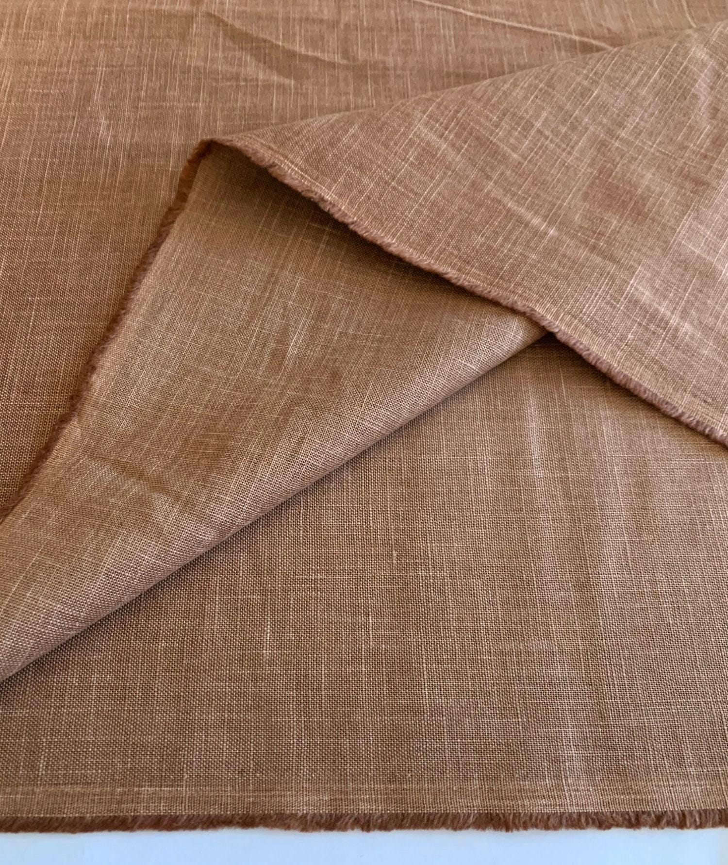 Sevenberry - Heathered Solids Cotton Fabric - Tea Brown