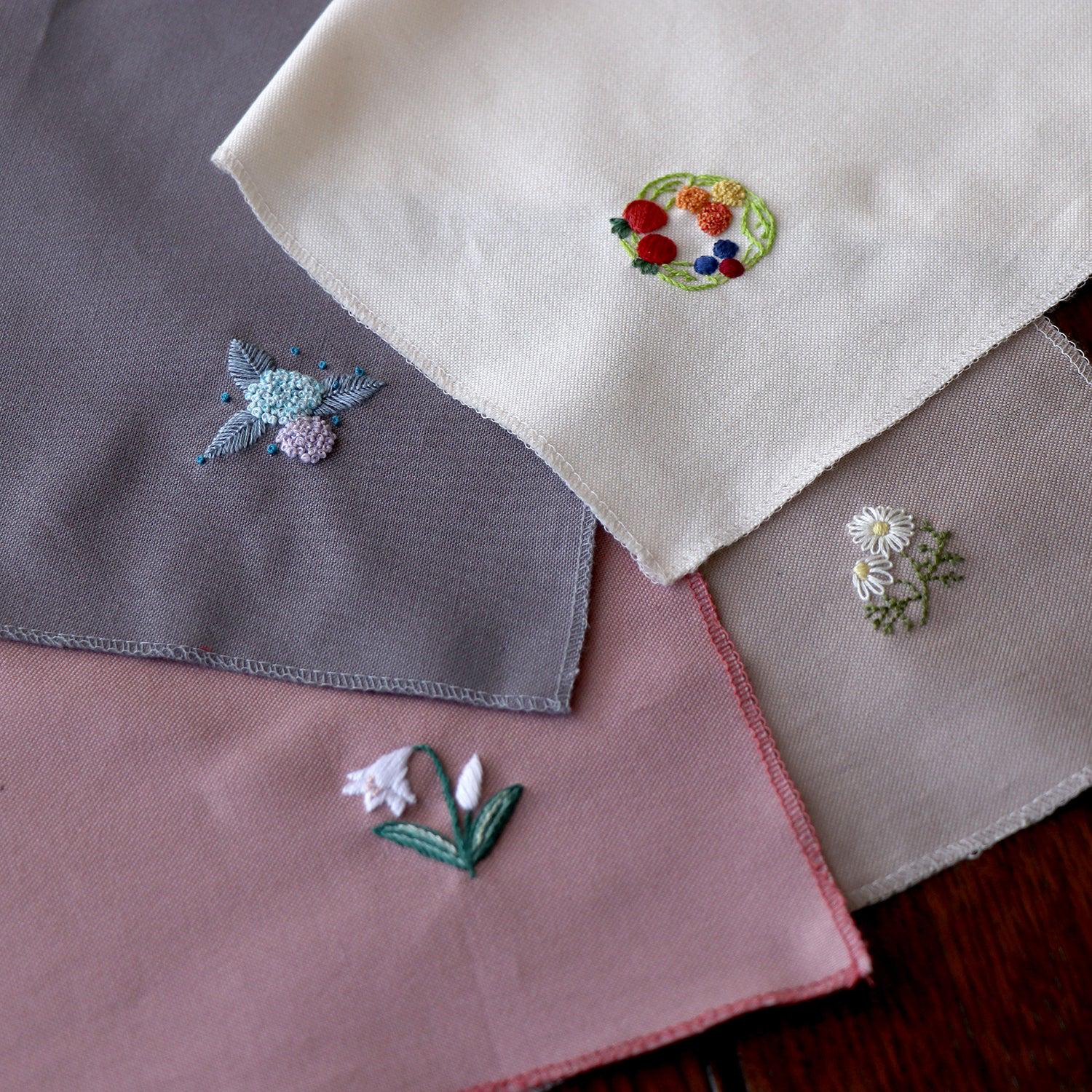 Olympus Garden Party Card 19 - Airy - Japanese embroidery floss 10 color assortment