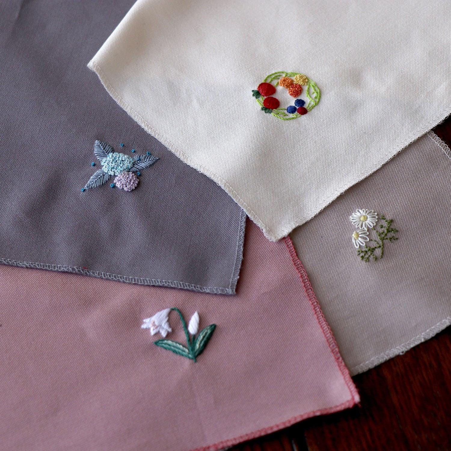 Olympus Garden Party Card 16 - Romantic - Japanese embroidery floss 10 color assortment _