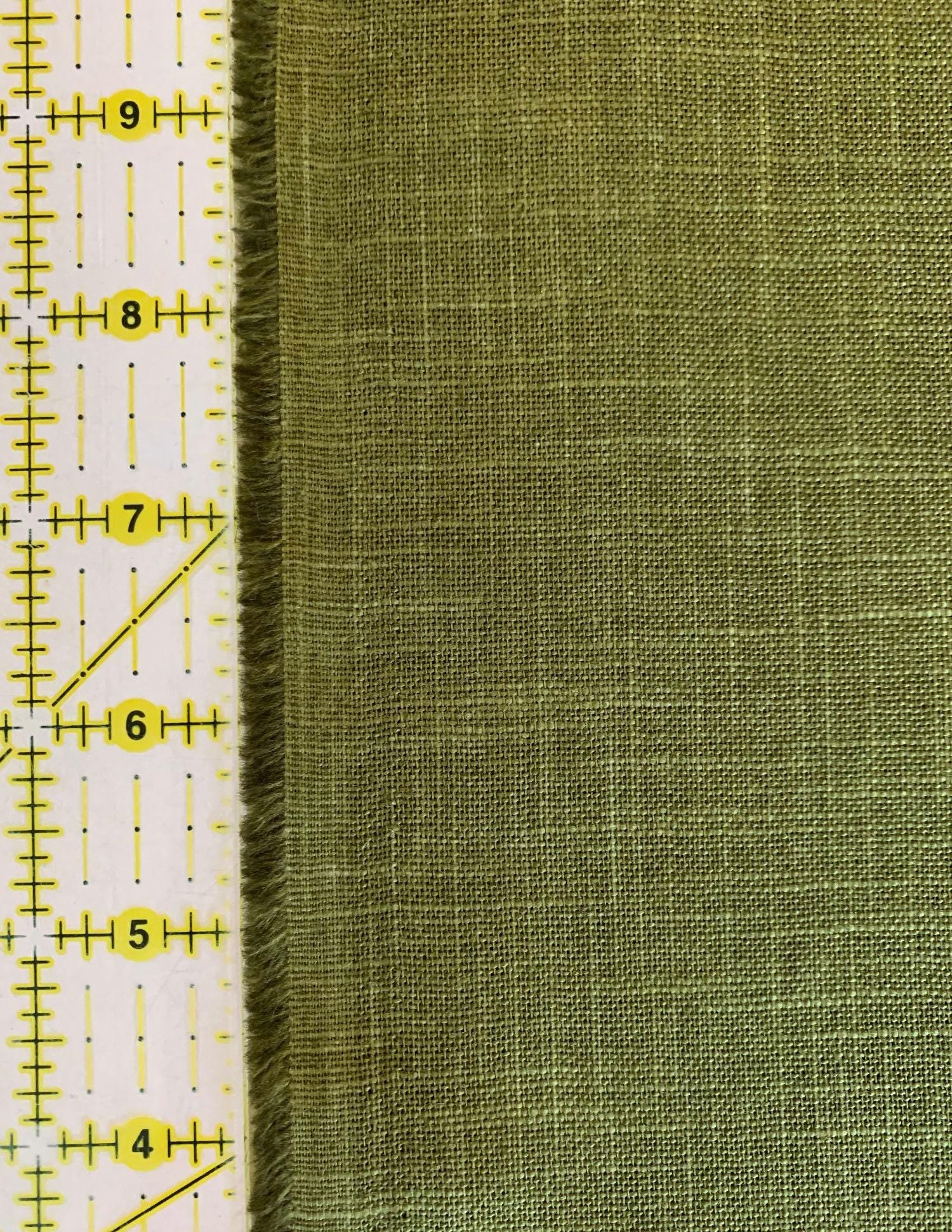 Sevenberry - Heathered Solids Cotton Fabric - Olive Green
