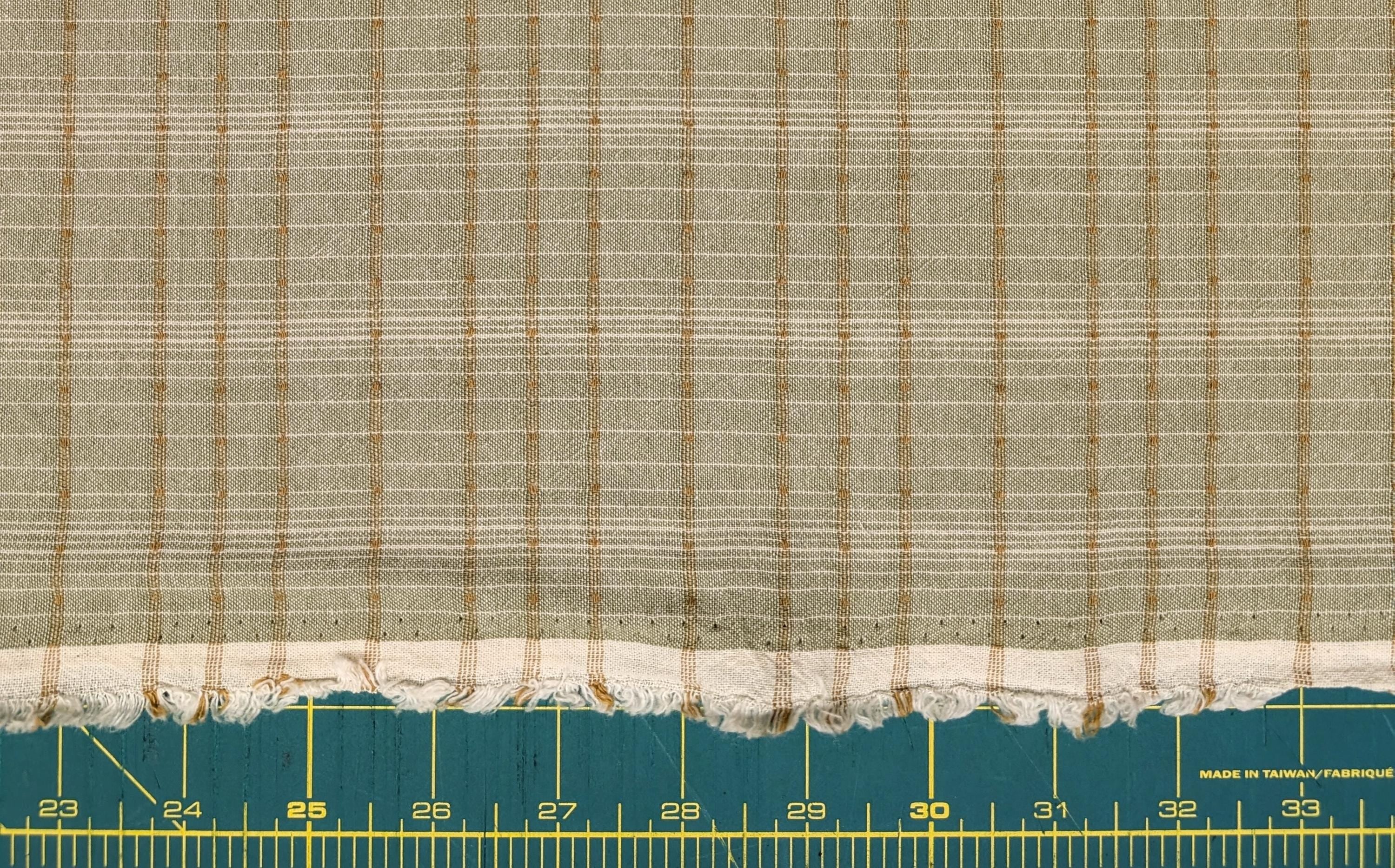 NEW Cosmo Japanese yarn dyed cotton fabric AY20180H-4 E pale green