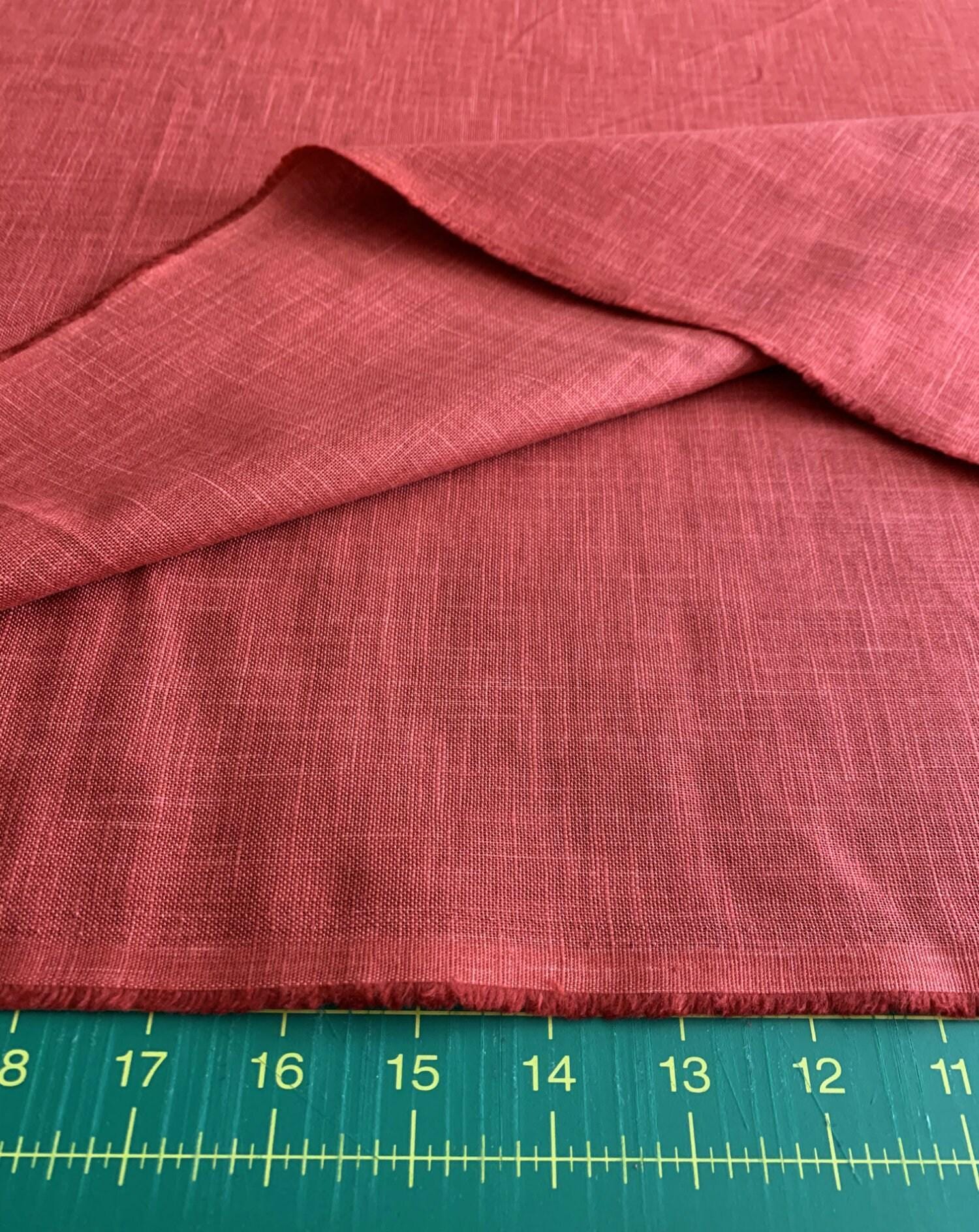 Sevenberry - Heathered Solids Cotton Fabric - Tomato Red