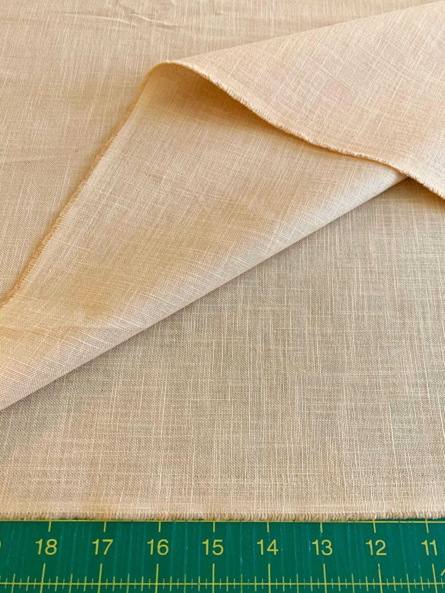 Sevenberry - Heathered Solids Cotton Fabric - Custard