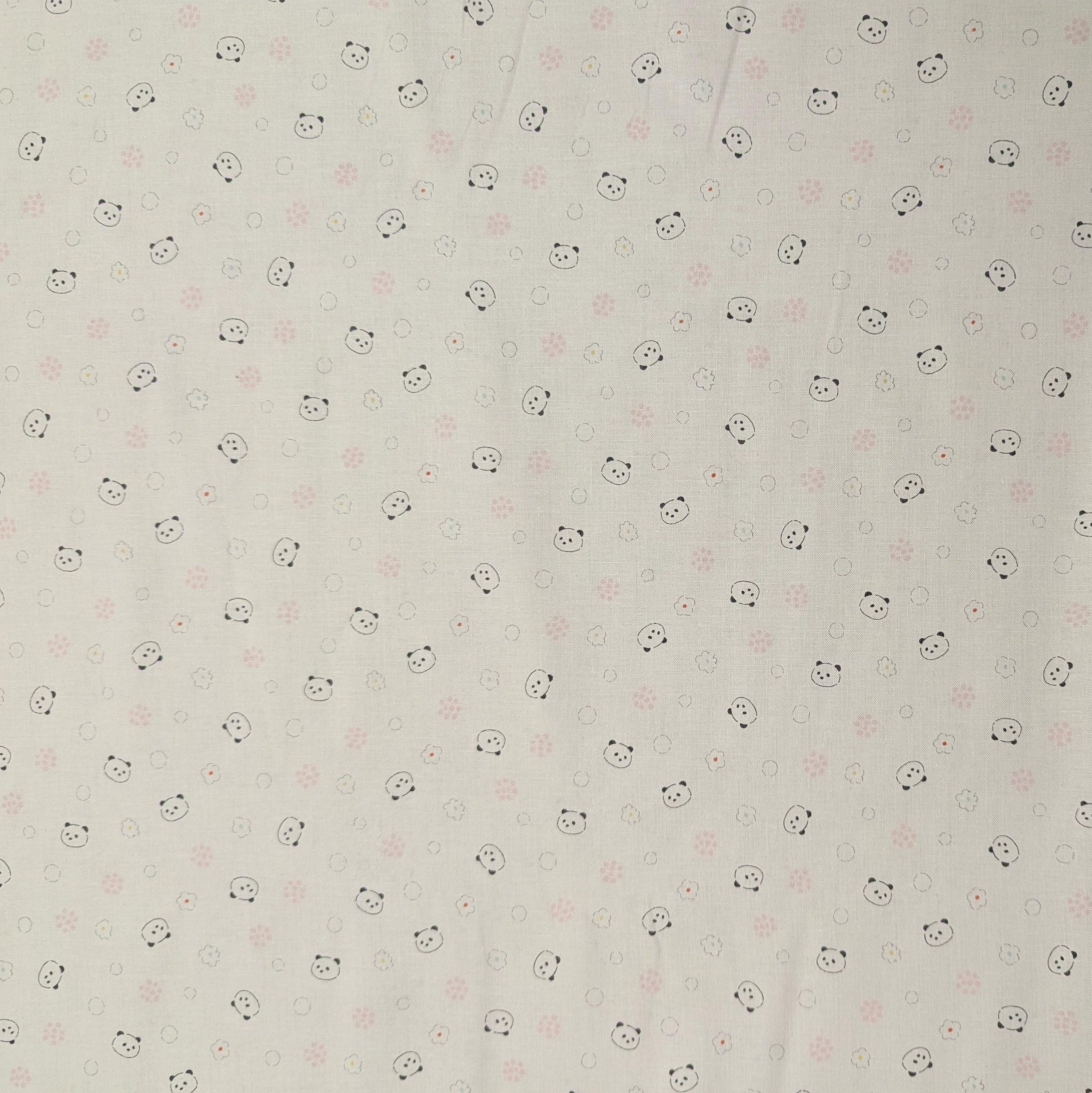 Cosmo - Tiny Panda Cotton - White