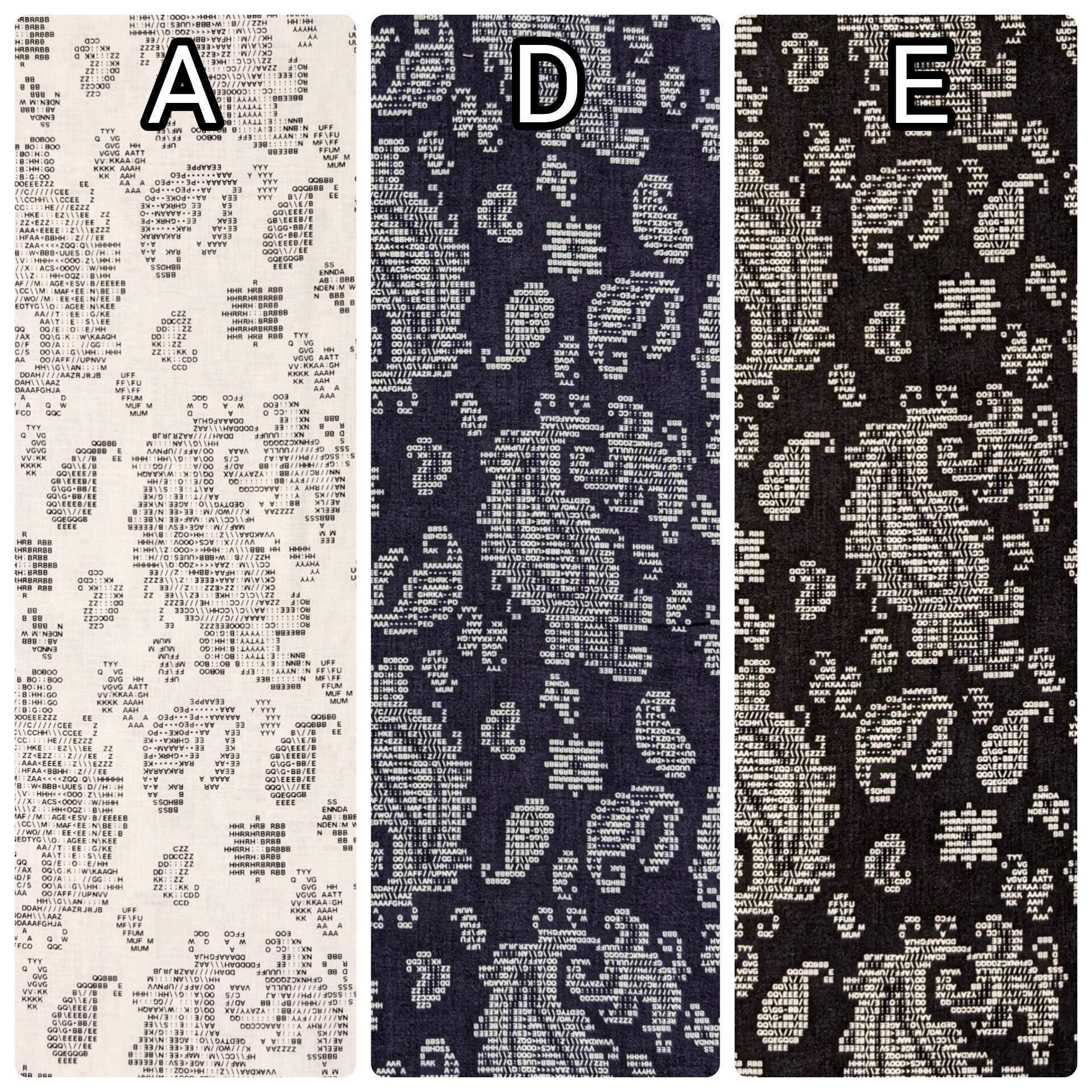 Hokkoh - Coded Paisley Cotton Lawn - Black