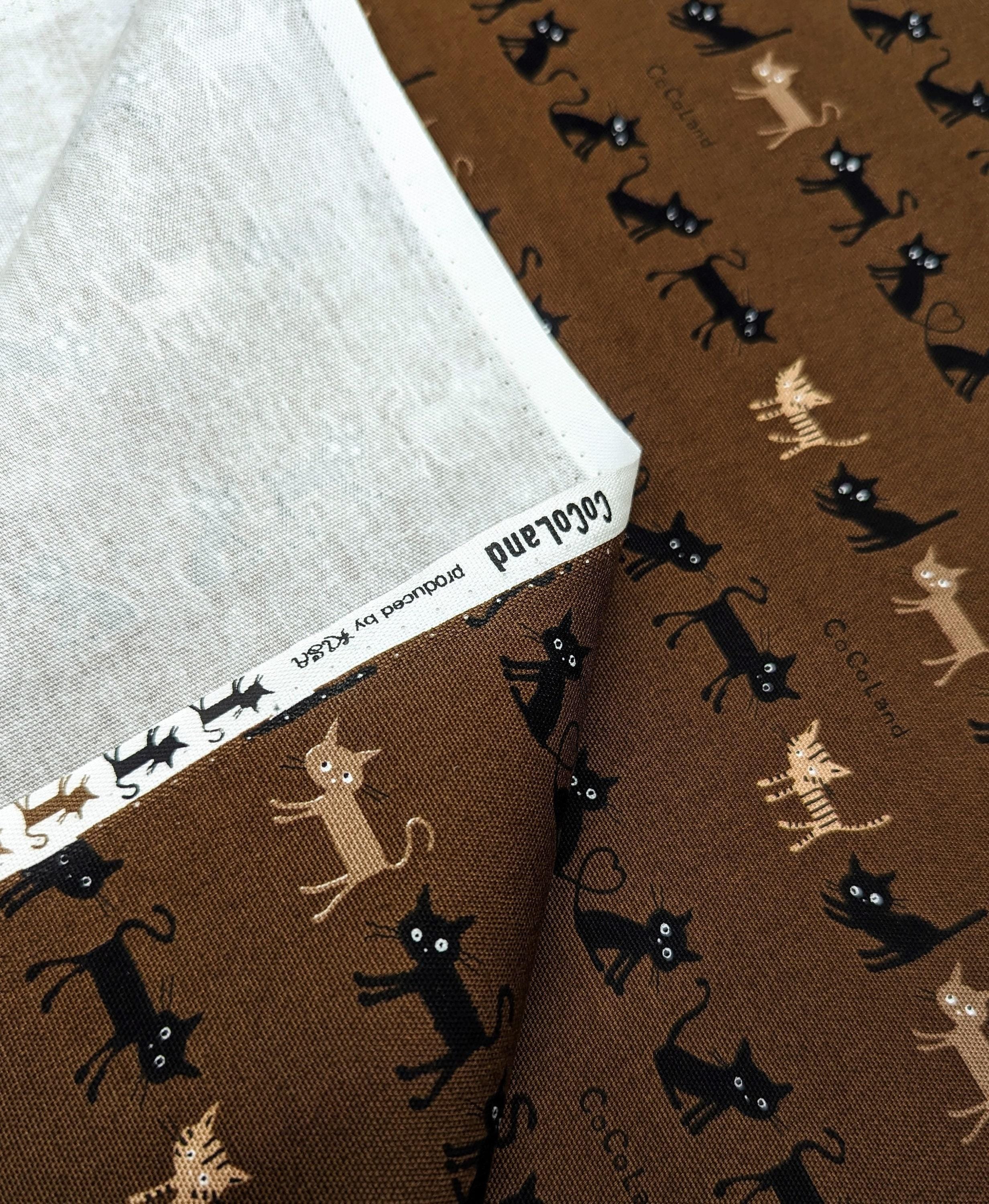 Hishiei - Cocoland Mini Cat Cotton Oxford - Brown