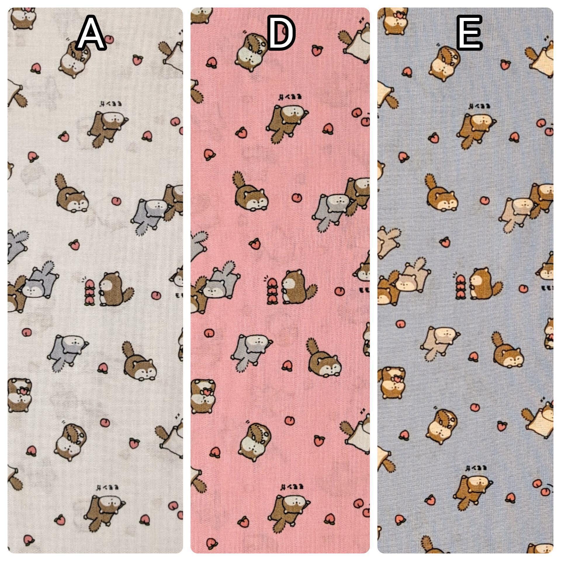 Cosmo - NEW Flying Squirrels & Peaches Cotton - Pink