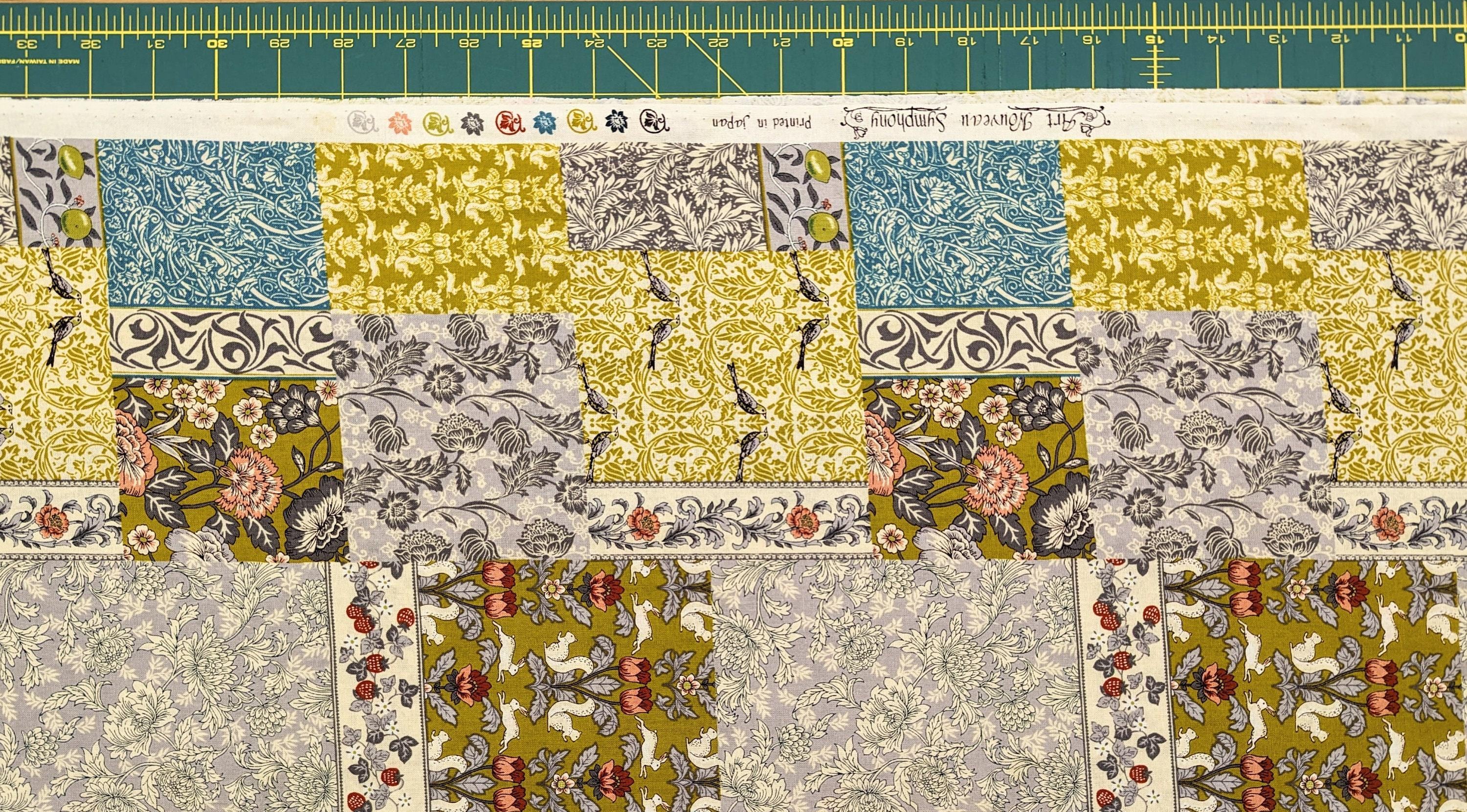 Senyo - Patchwork Garden Cotton Fabric - Summer