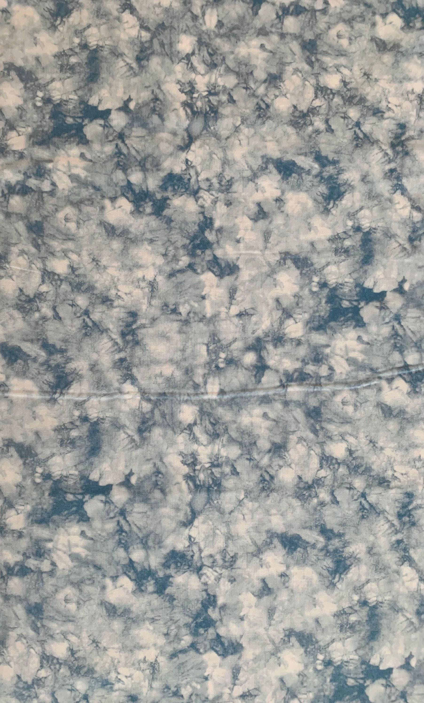 Sevenberry - Printed Crackle Shibori-Style Collection Cotton Fabric - Light Blue