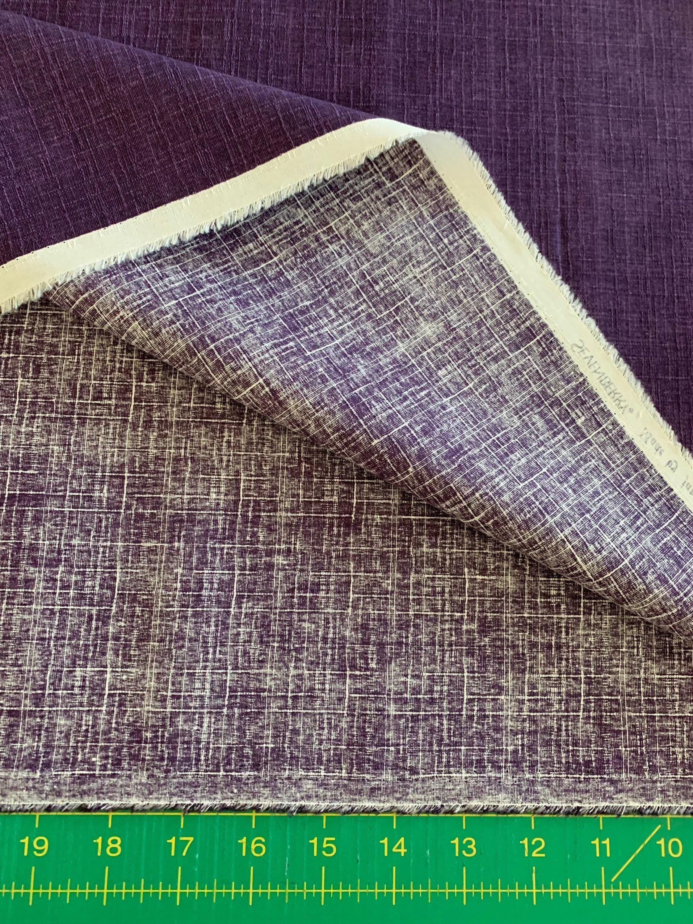 Sevenberry - Solid Color Cotton Dobby - Amethyst Purple