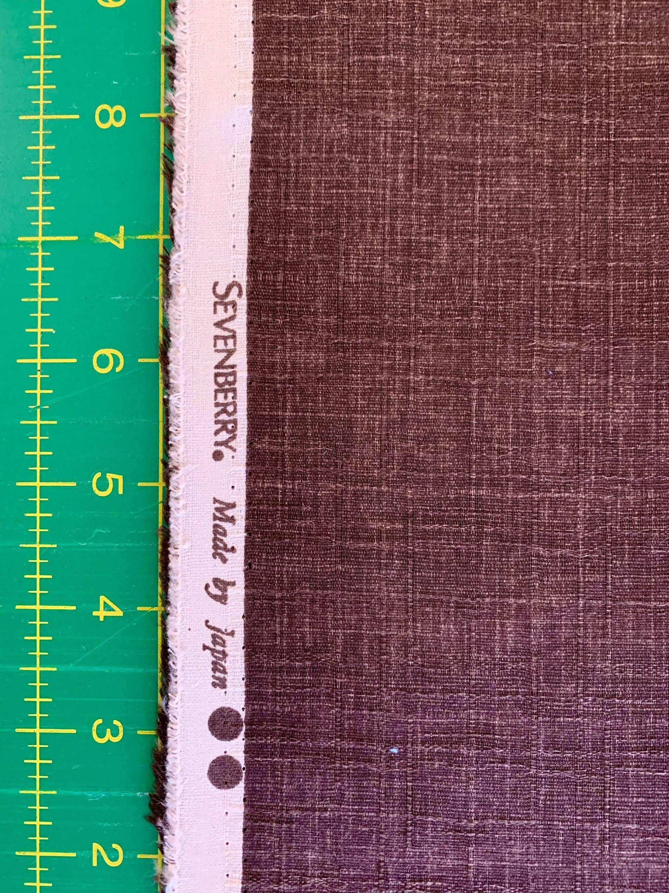 Sevenberry - Solid Color Cotton Dobby - Espresso Brown