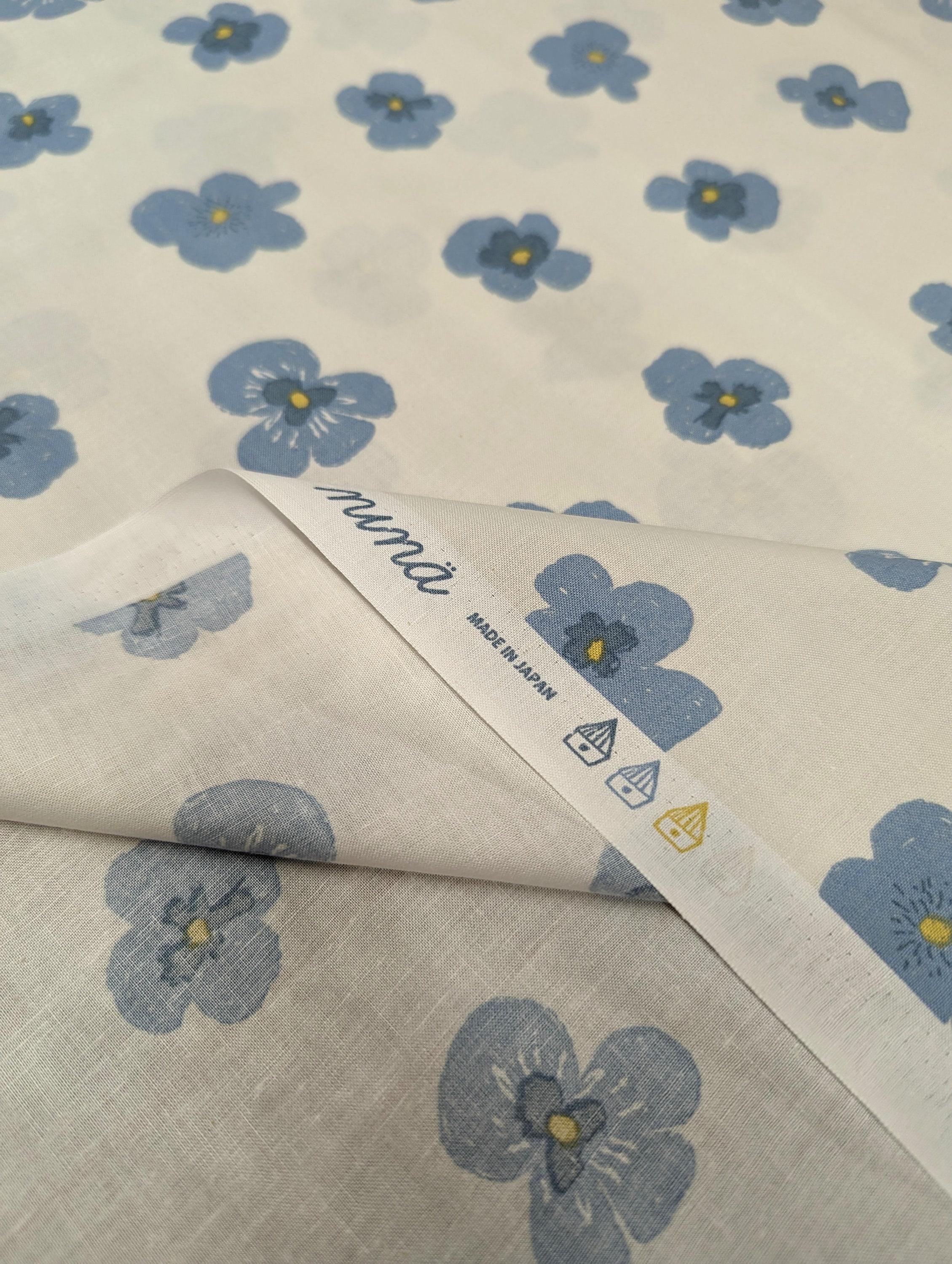 Koizumi - Blooming Pansies Cotton - White