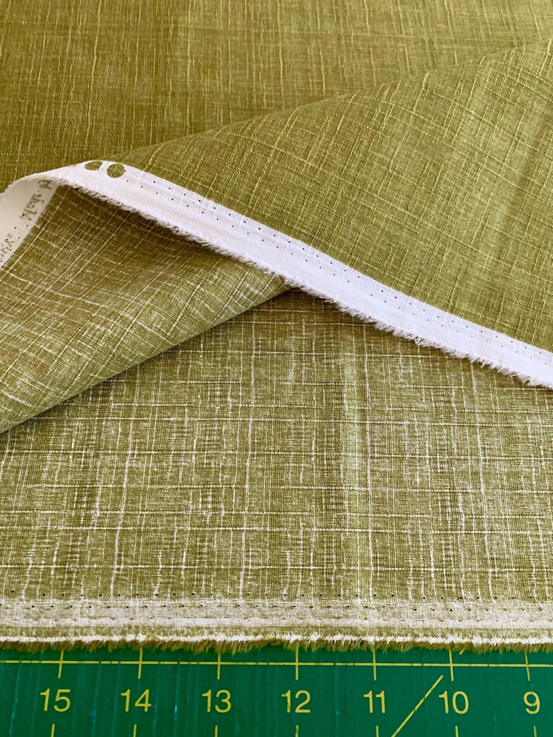 Sevenberry - Solid Color Cotton Dobby - Green Tea