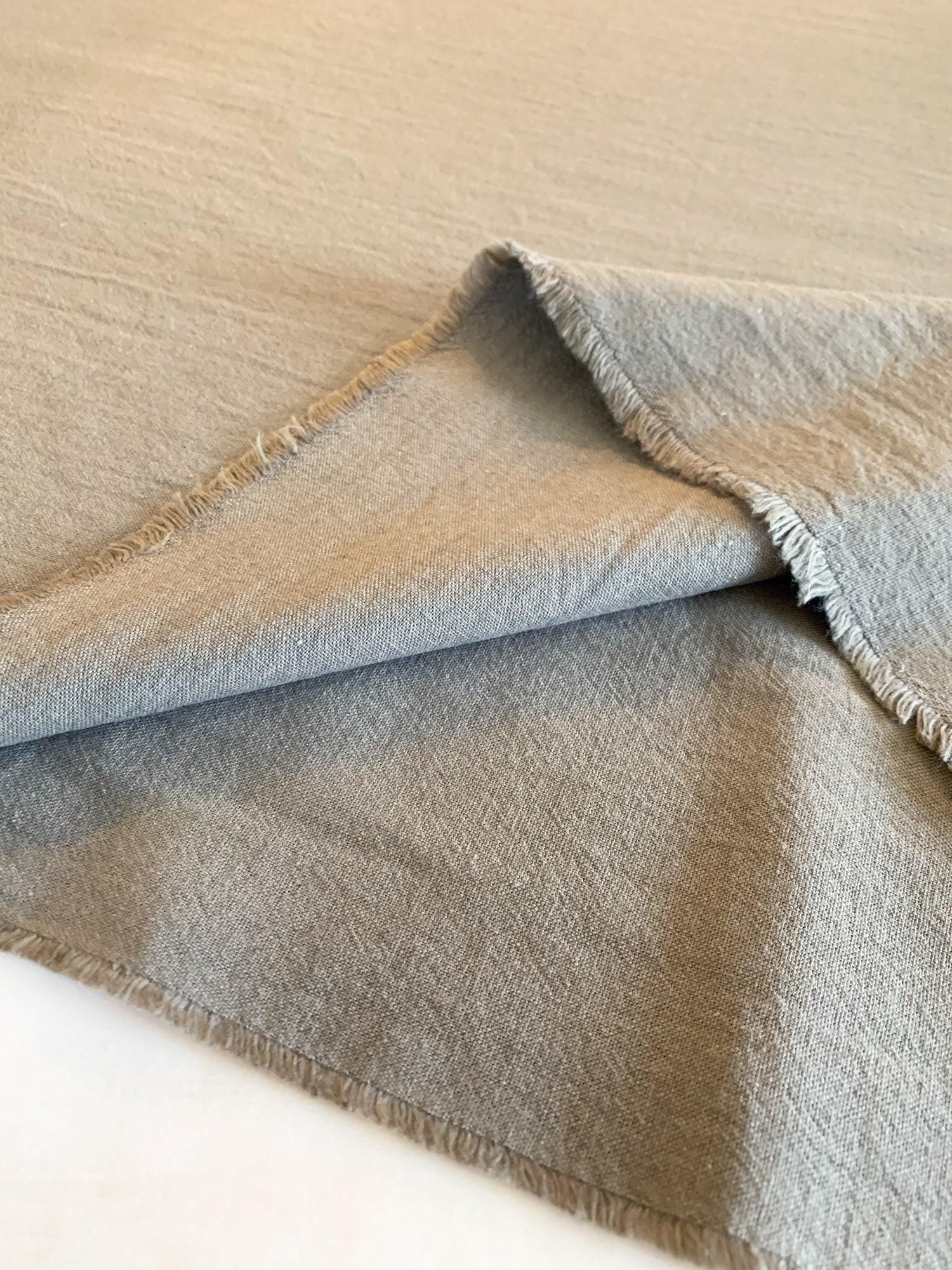 Cosmo - Cotton/Linen Blend Canvas - Olive Gray