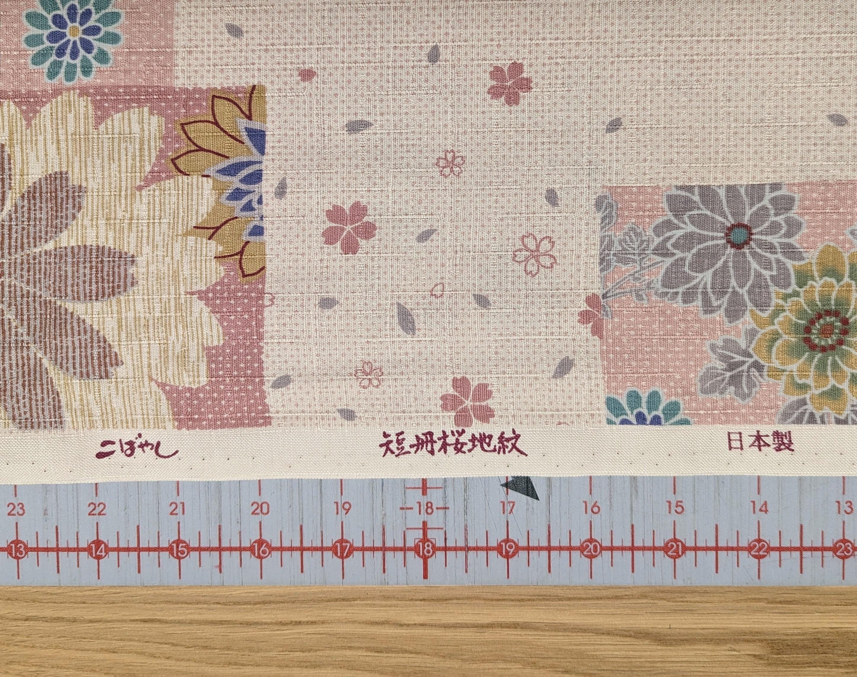 Kobayashi - Spring Pastel Flowers Cotton Dobby - Pink