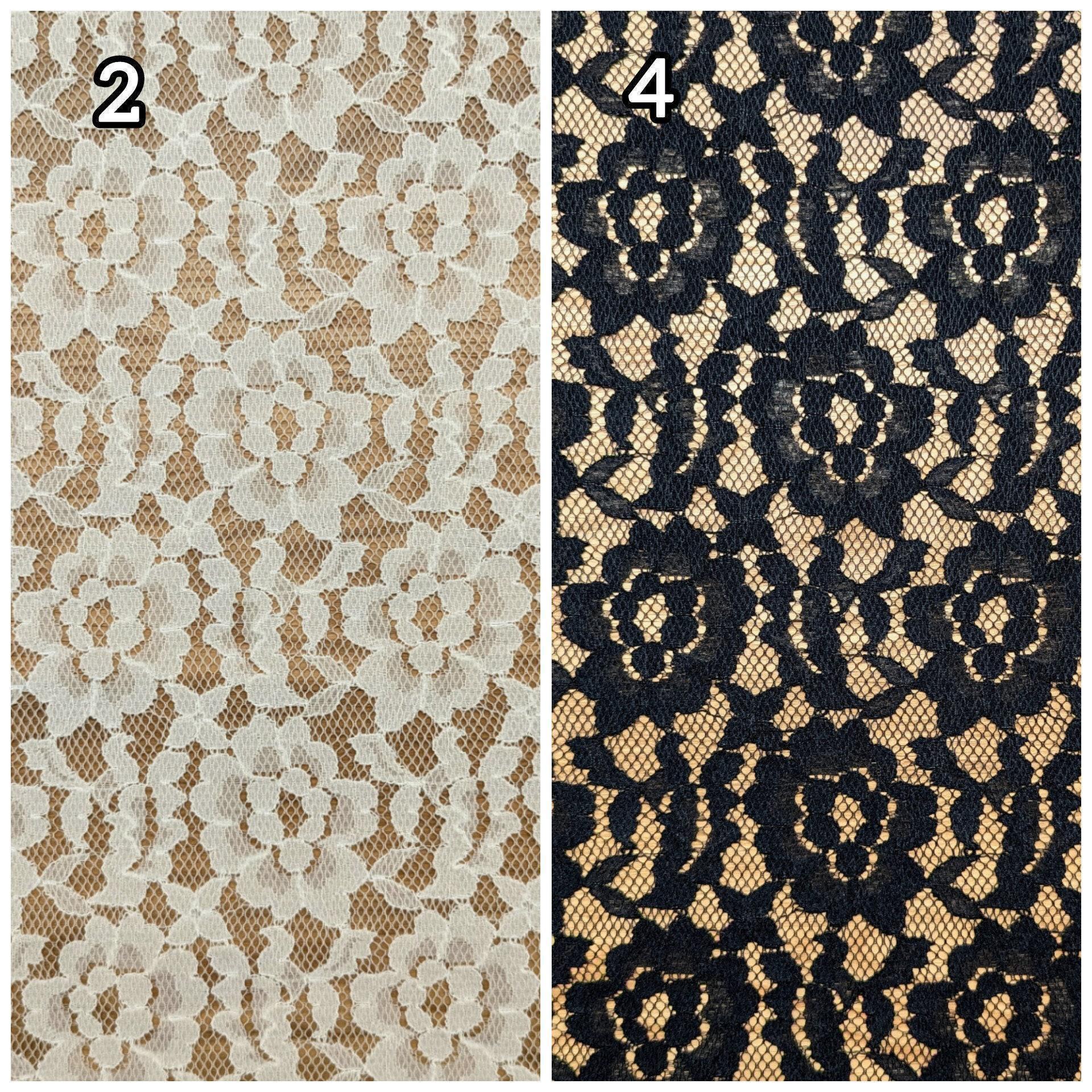 Japanese Flowered Lace 42866-2 white