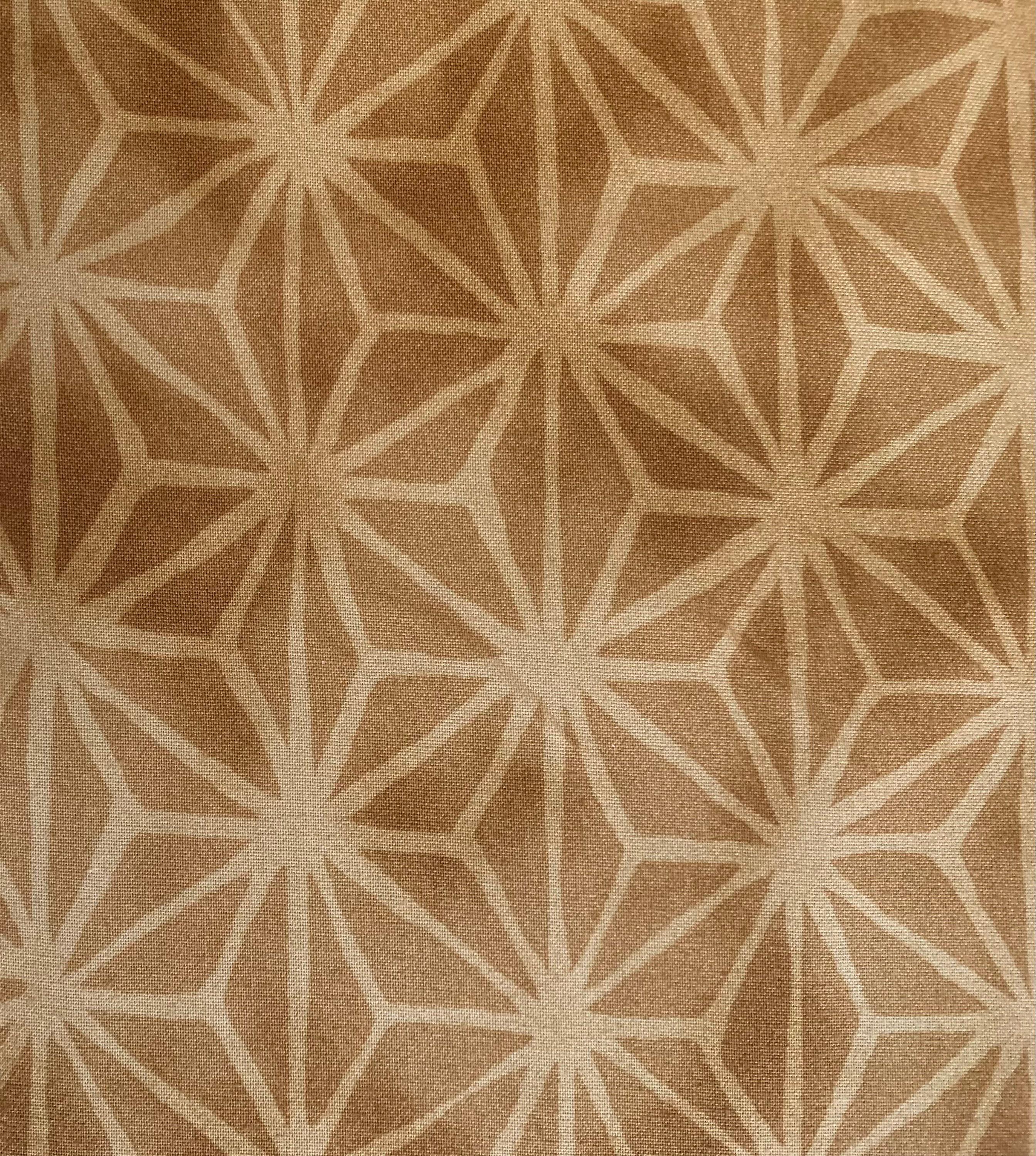 Hishiei - Asanoha Star Cotton - Golden Yellow
