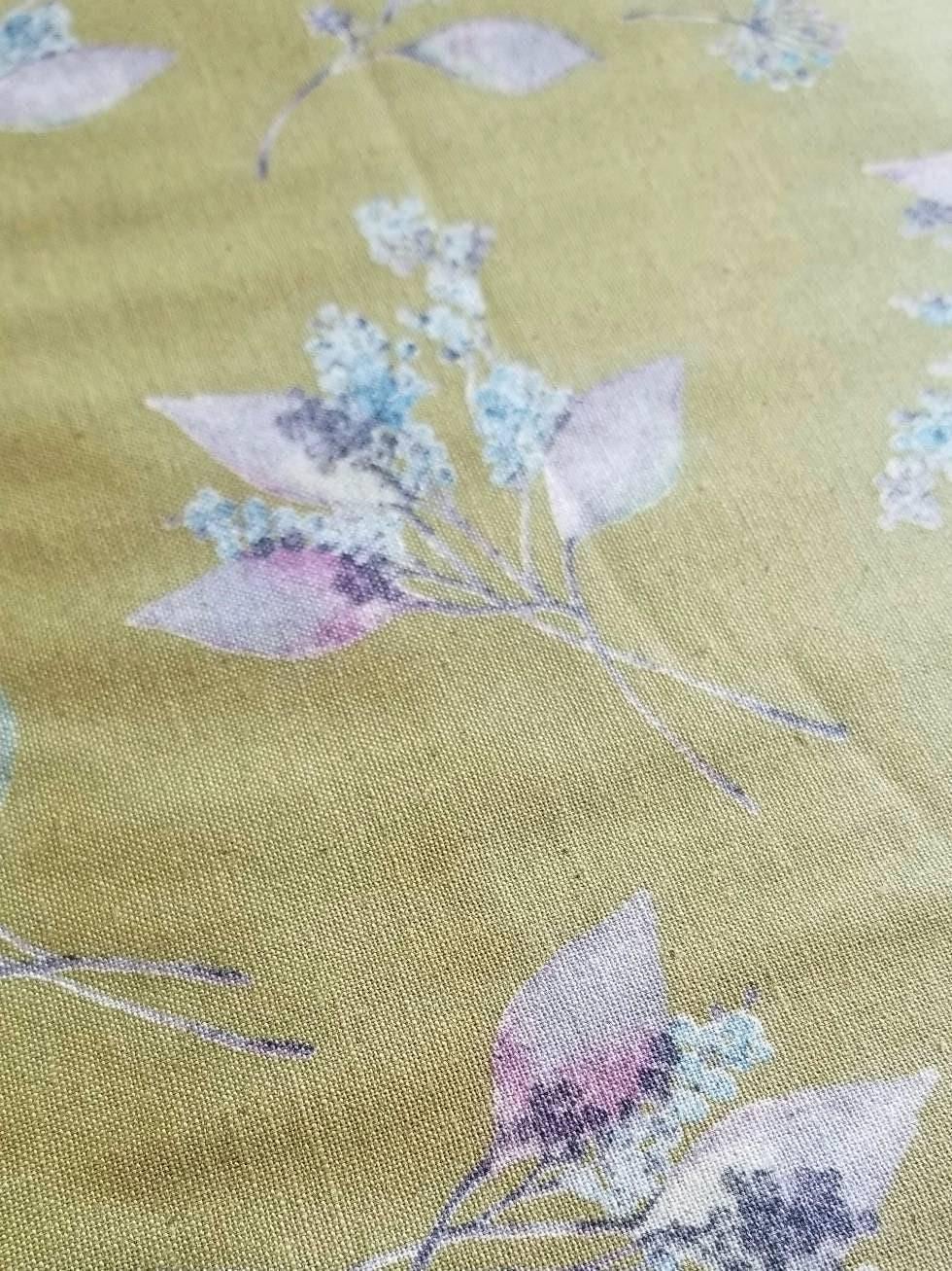 Koizumi - Momen-T Flowers Cotton/Linen - Green