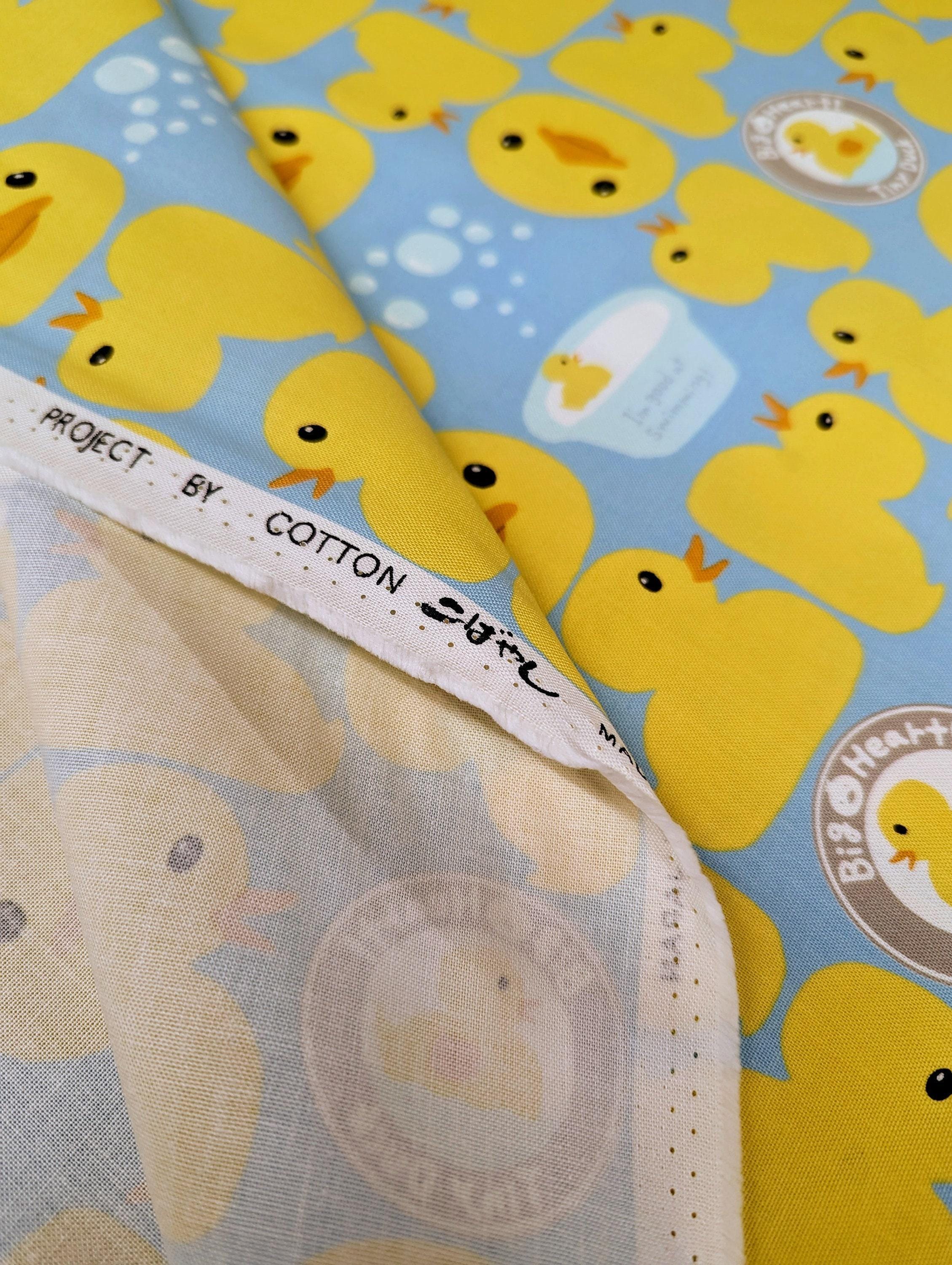 Kobayashi - Ducky Bath Time Oxford Cotton Canvas - Blue