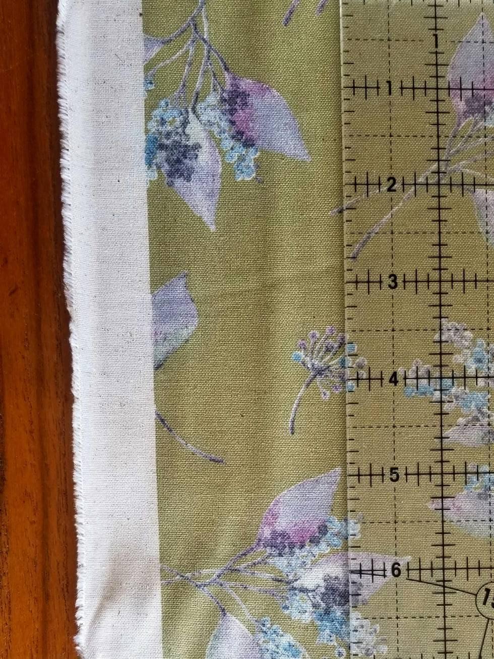 Koizumi - Momen-T Flowers Cotton/Linen - Green