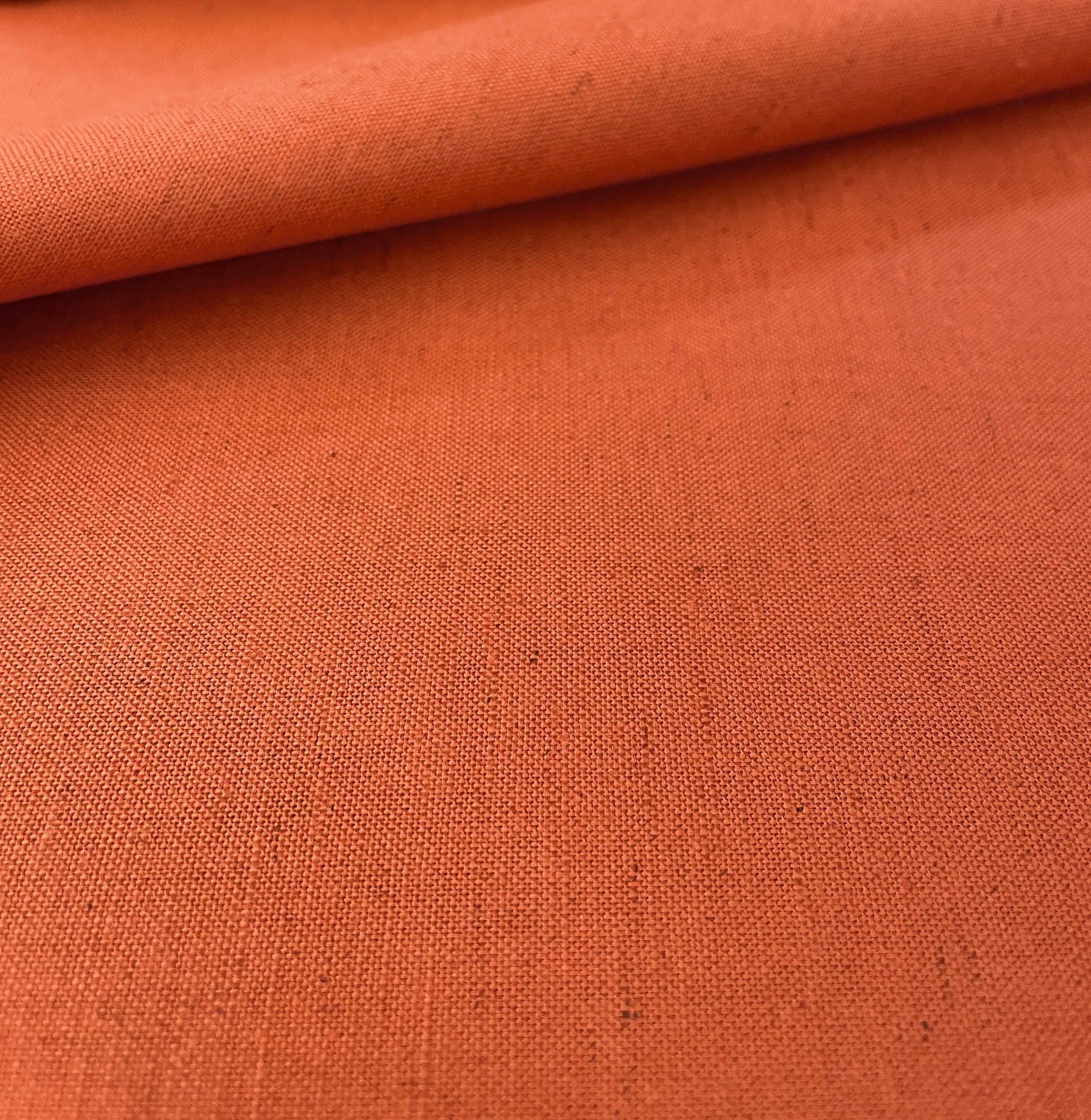 Koizumi - Momen-T Solids Cotton/Linen - Carrot Orange