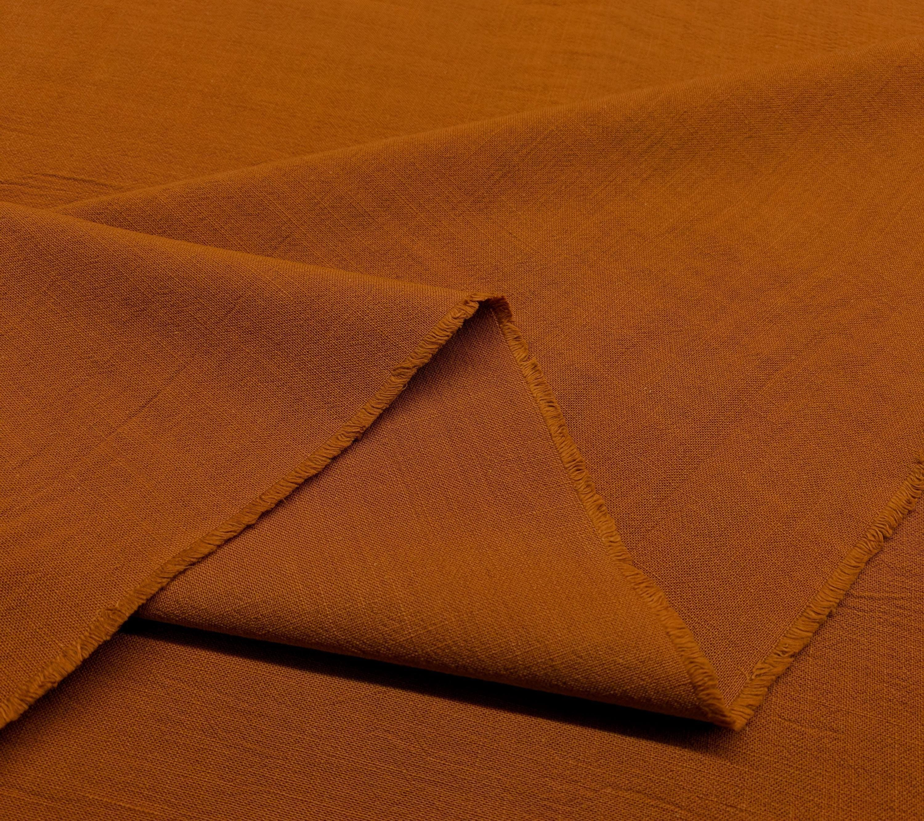 Kokka - Solid Molly Cotton Fabric - Copper