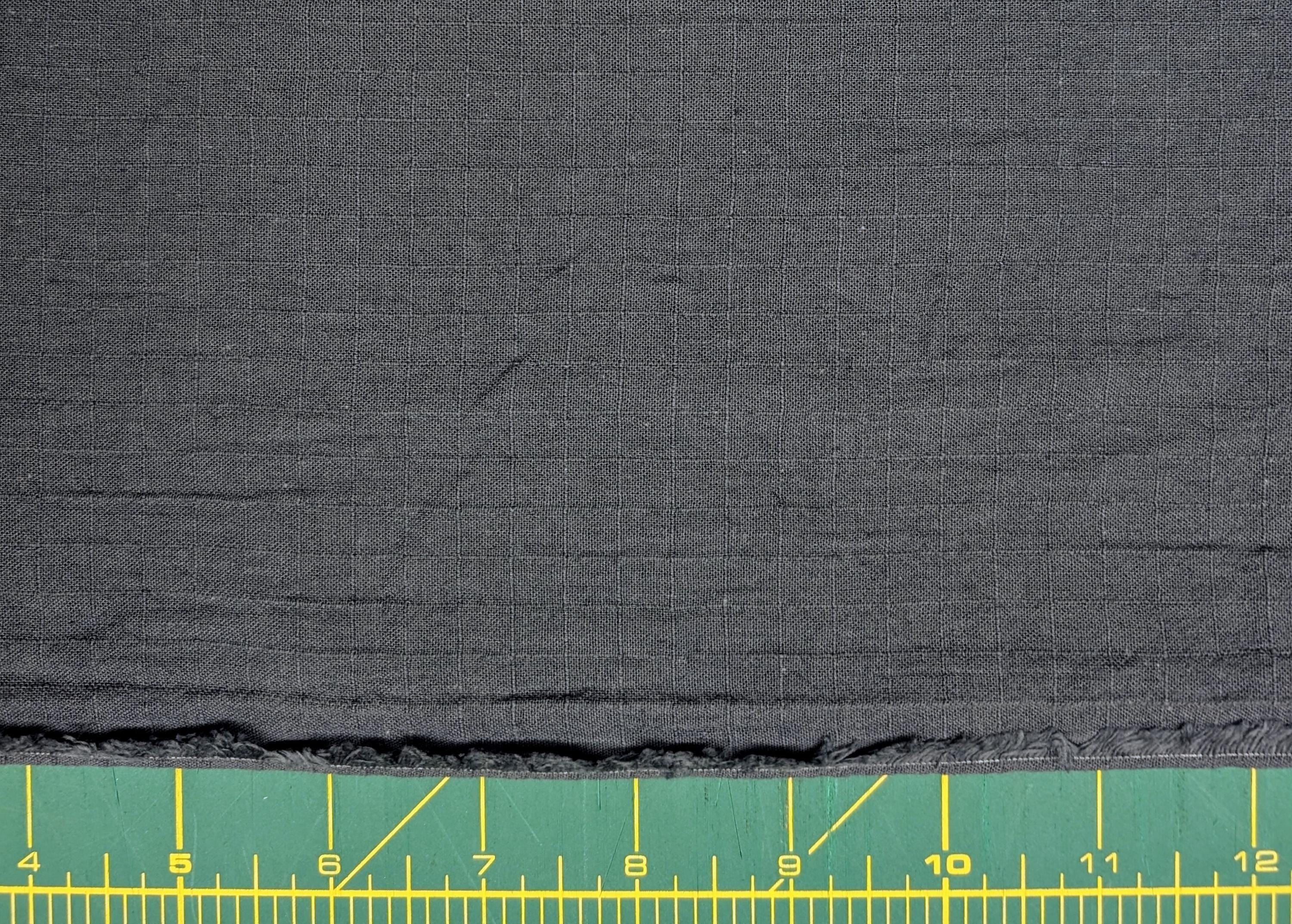 NEW Soft Gridded Dobby Cosmo Japanese cotton linen fabric AD-5747 266 gray blue