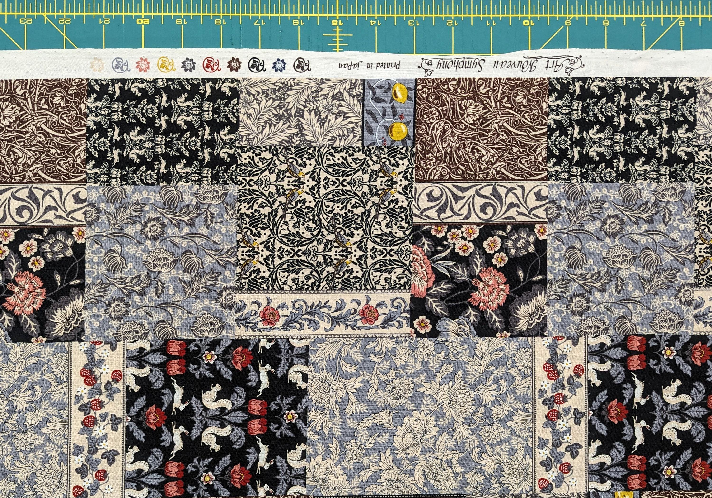 Senyo - Patchwork Garden Cotton Fabric - Winter
