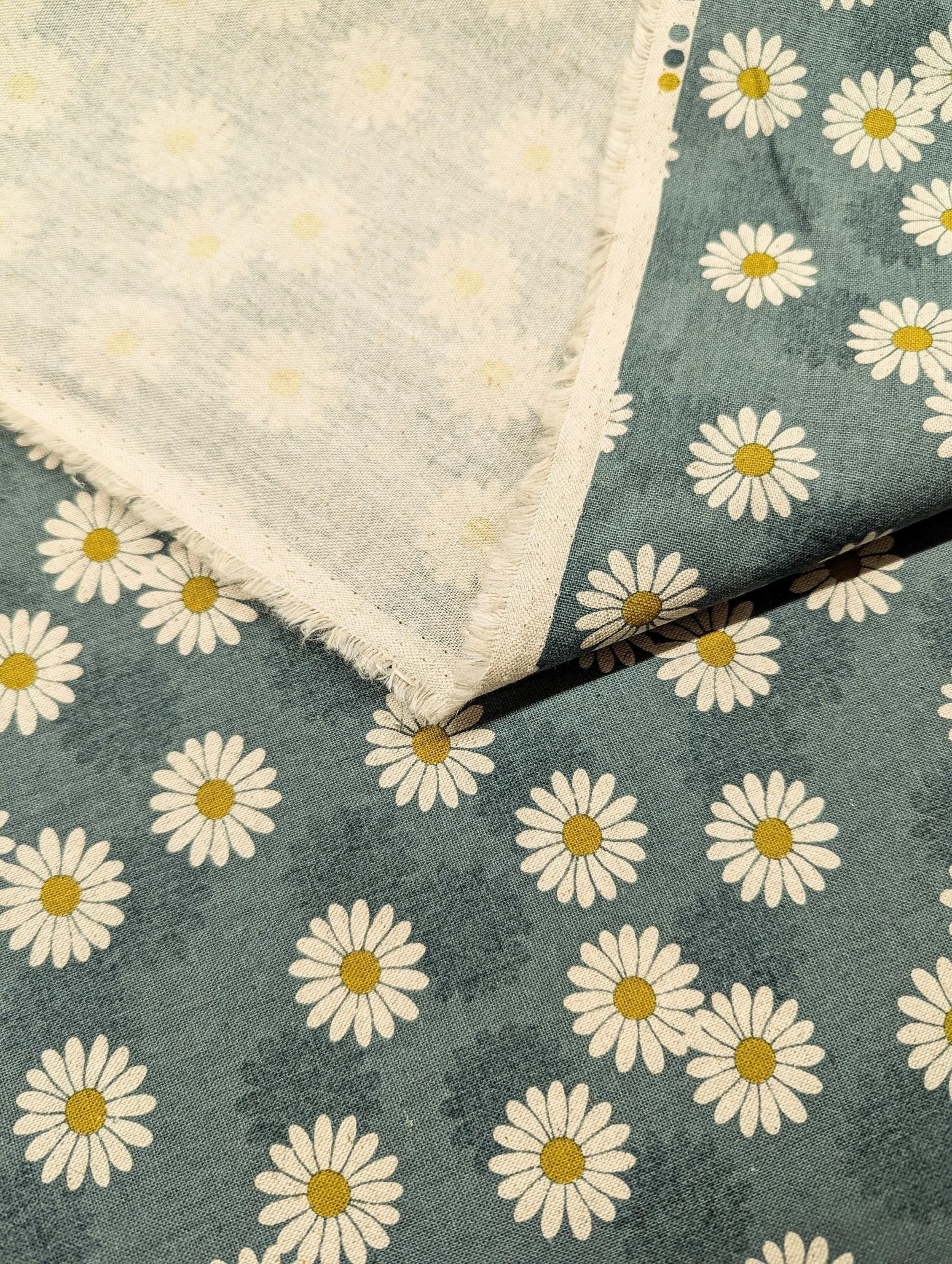 Cosmo - Daisy Fields Cotton Oxford - Natural