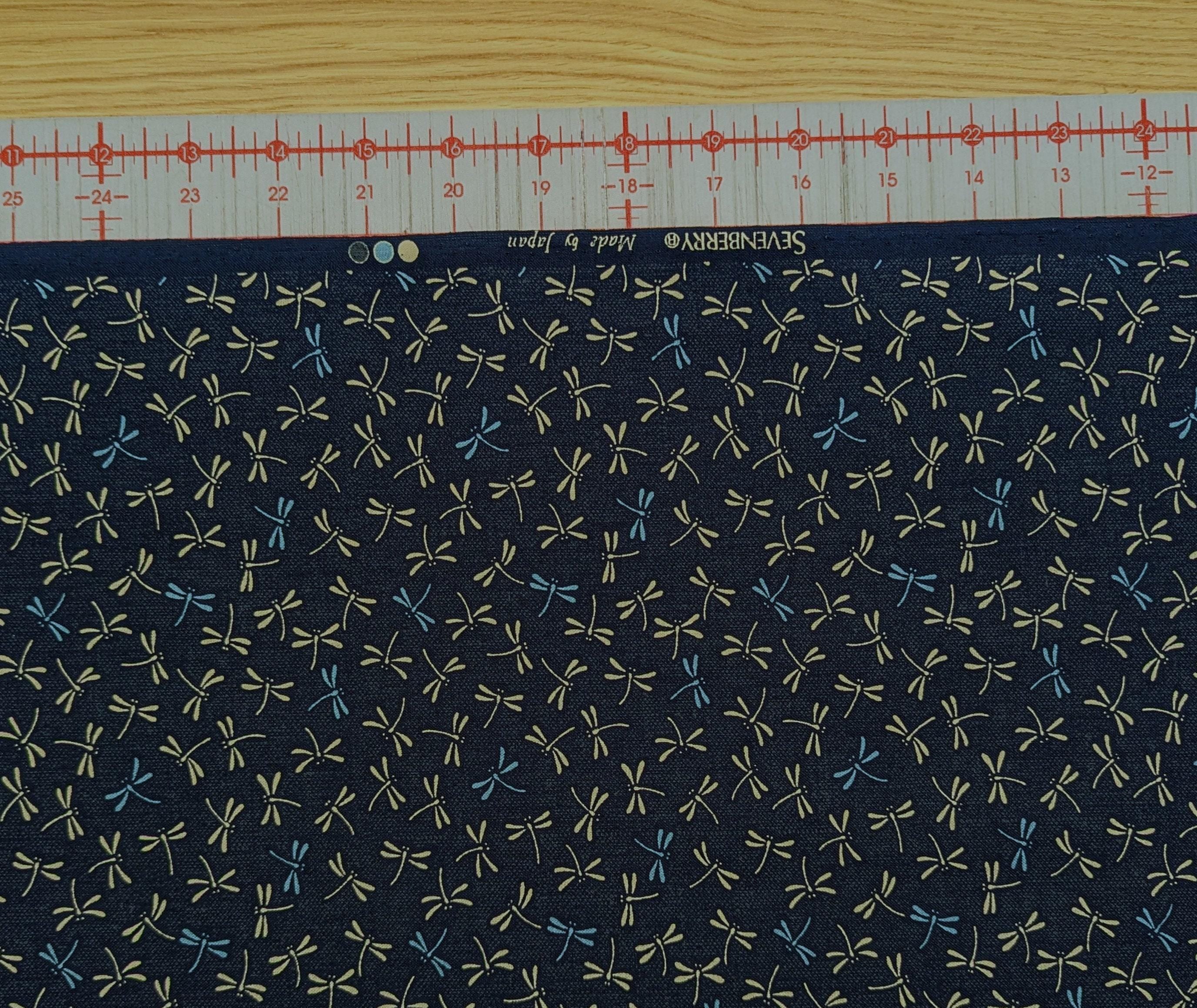 Sevenberry - Dragonflies in Blue Cotton Fabric - Blue