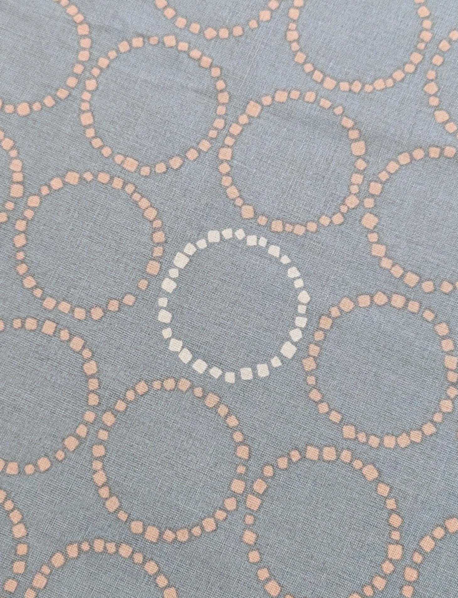 Koizumi - Stone Circles Cotton - Slate Blue