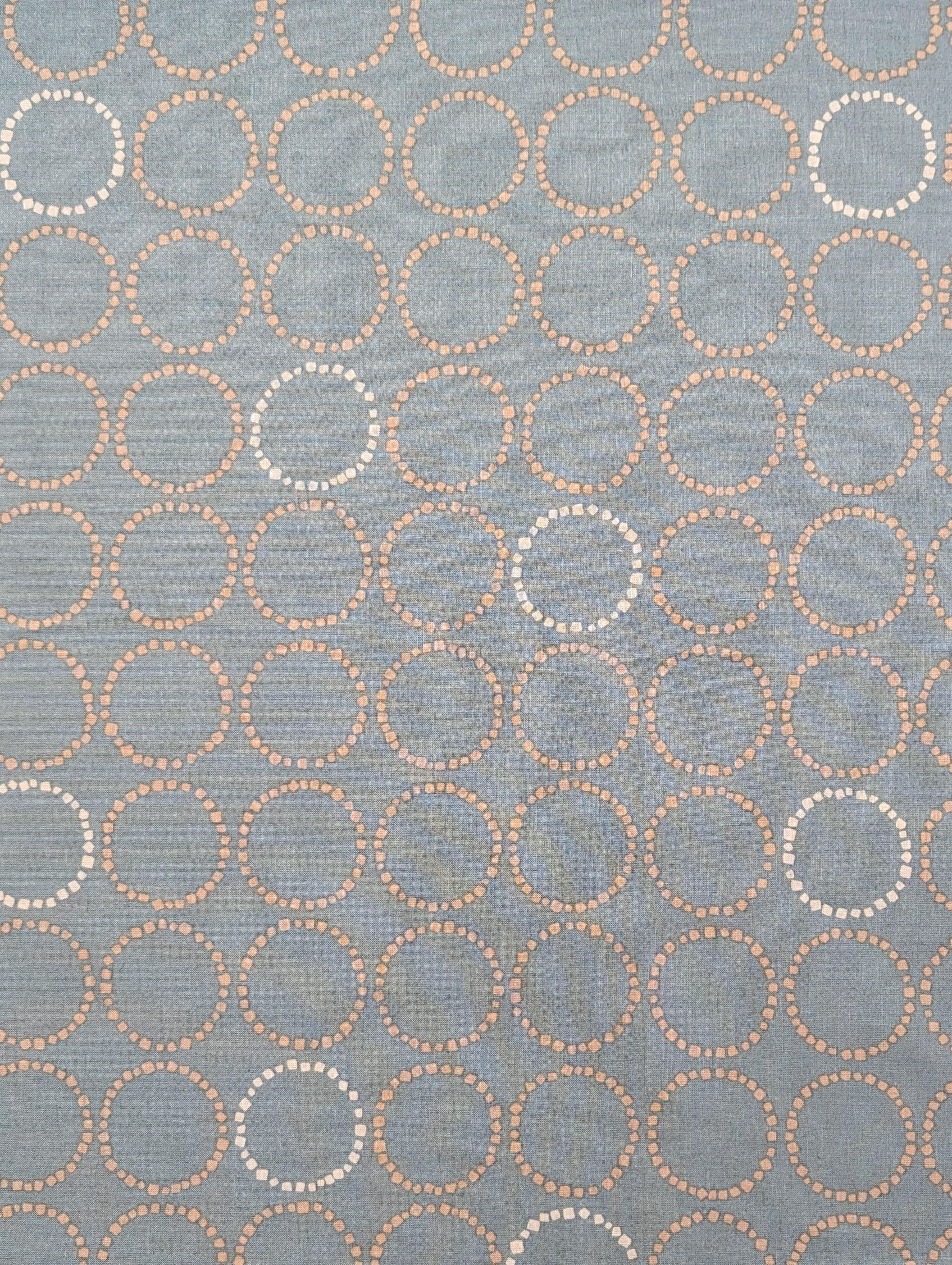 Koizumi - Stone Circles Cotton - Slate Blue