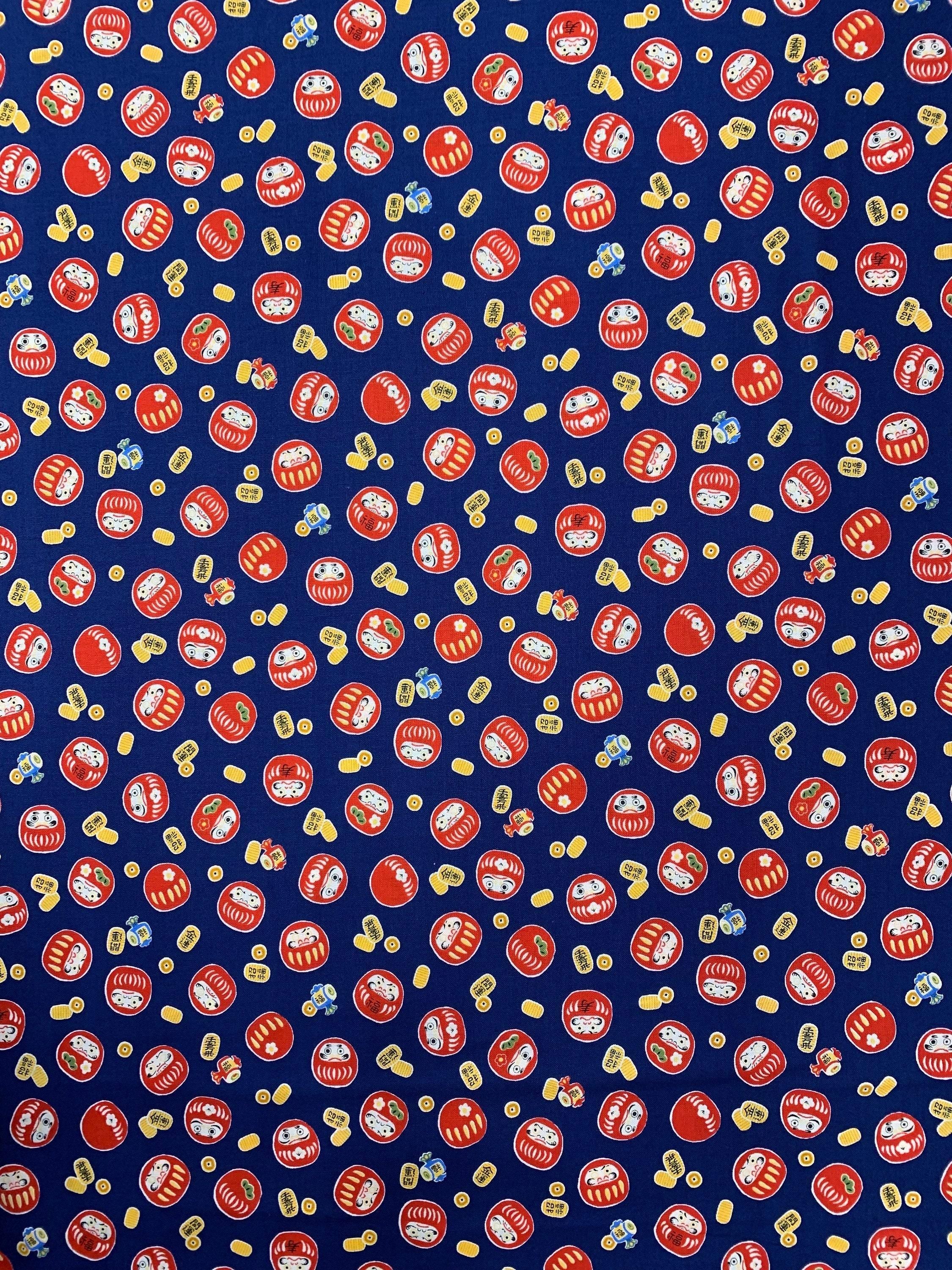 Cosmo - Little Daruma Cotton - Blue
