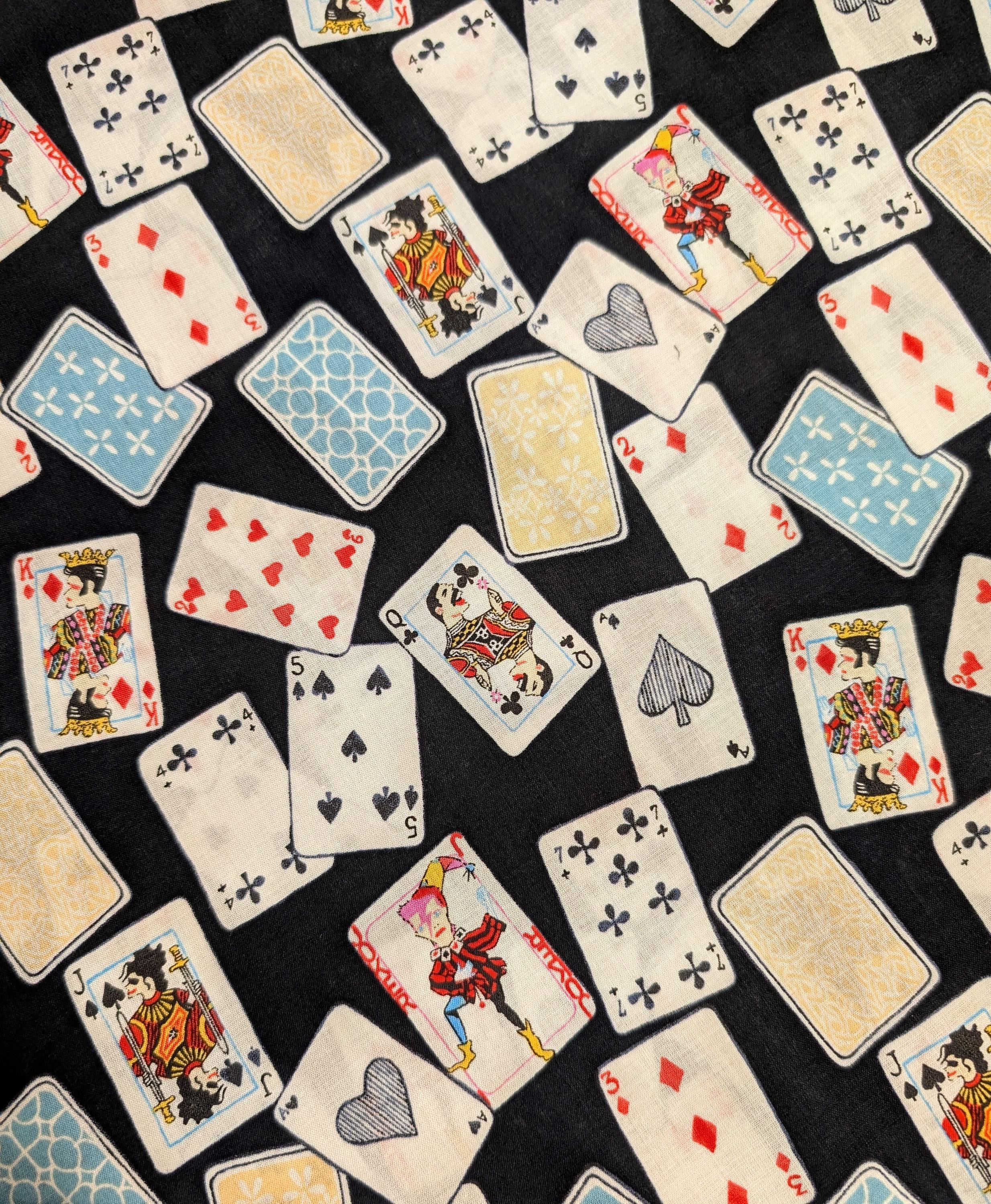 Hokkoh - Legendary Singing Cards Cotton Lawn - Black