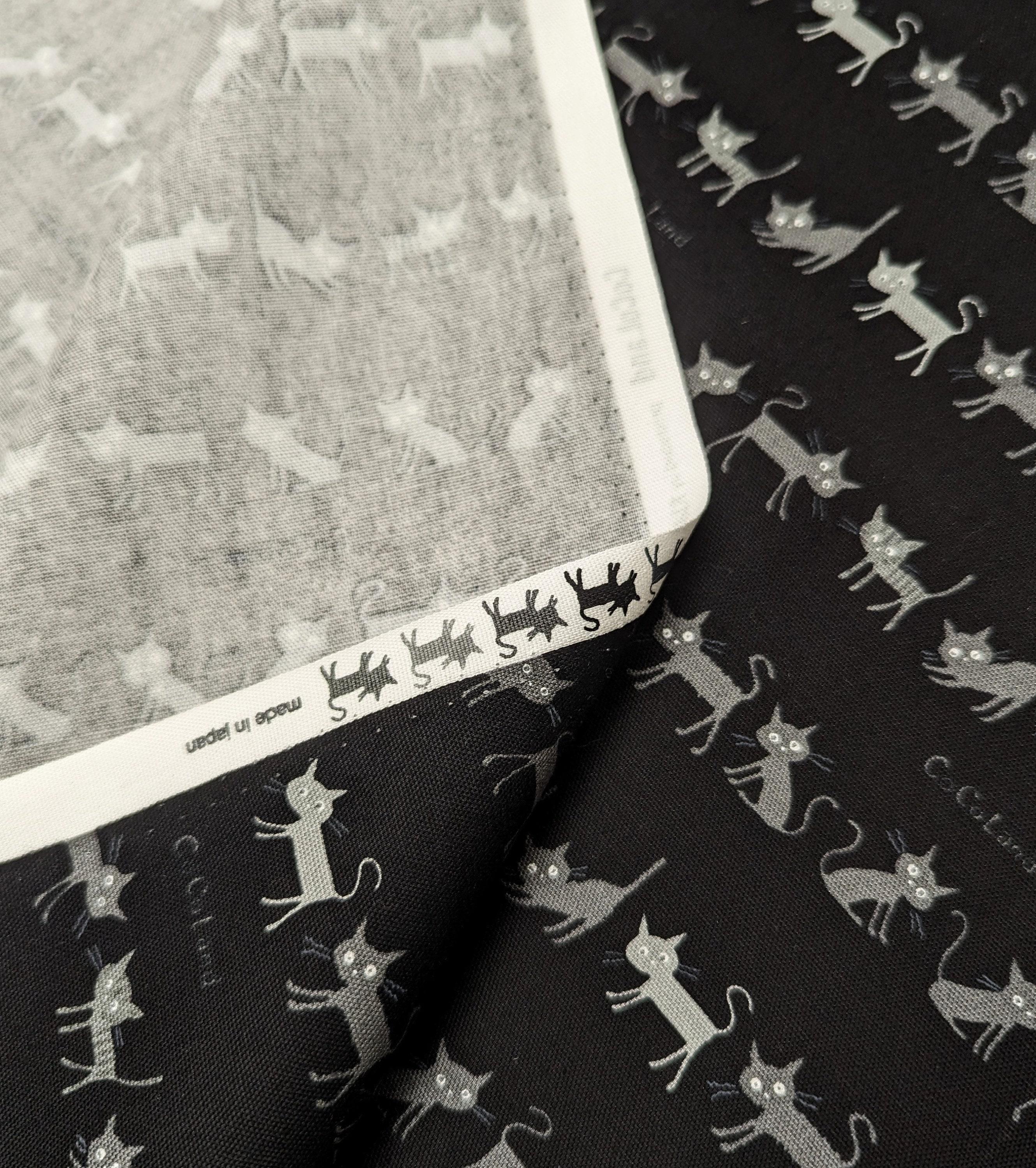 Hishiei - Cocoland Mini Cat Cotton Oxford - Black