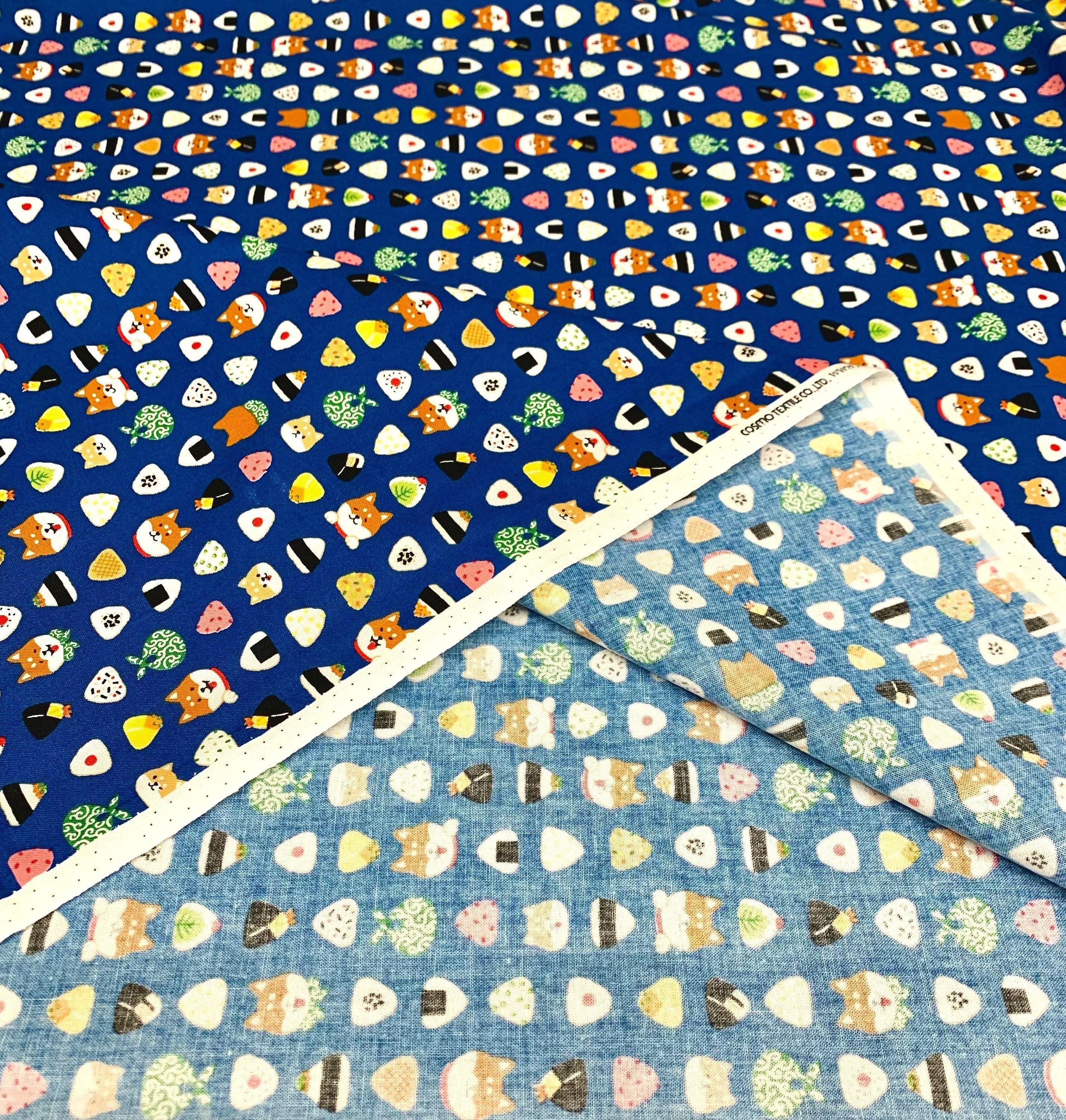 Cosmo - Shiba Onigiri Cotton - Blue