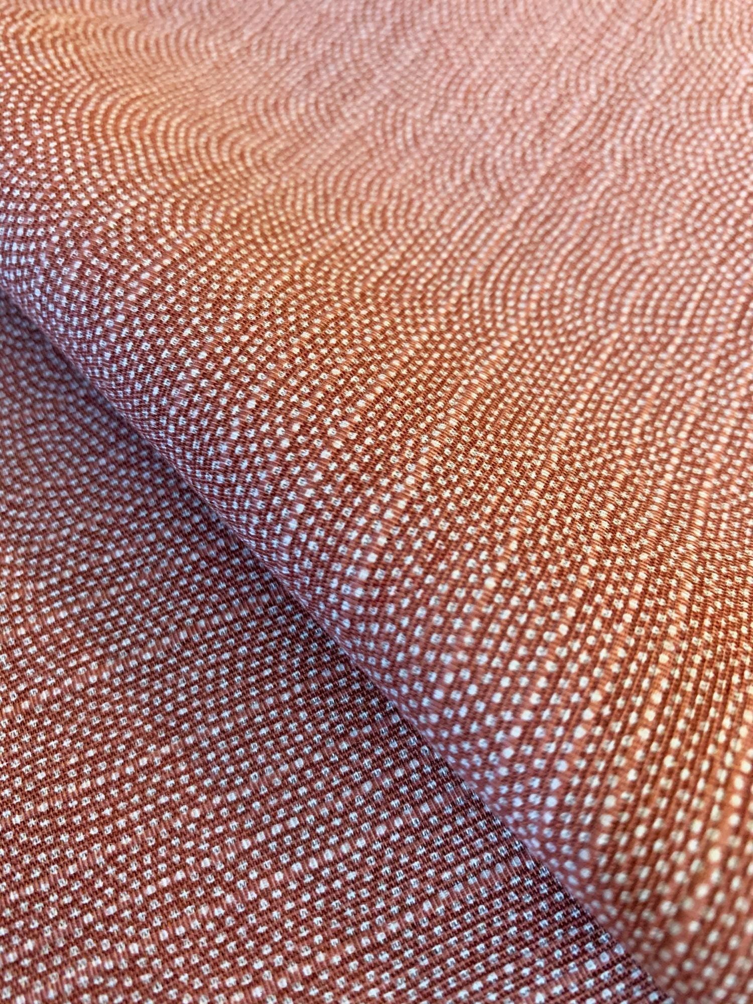 Sevenberry - Double Sided Dragonfly and Same-Komon Cotton Shantung - Beige Pink