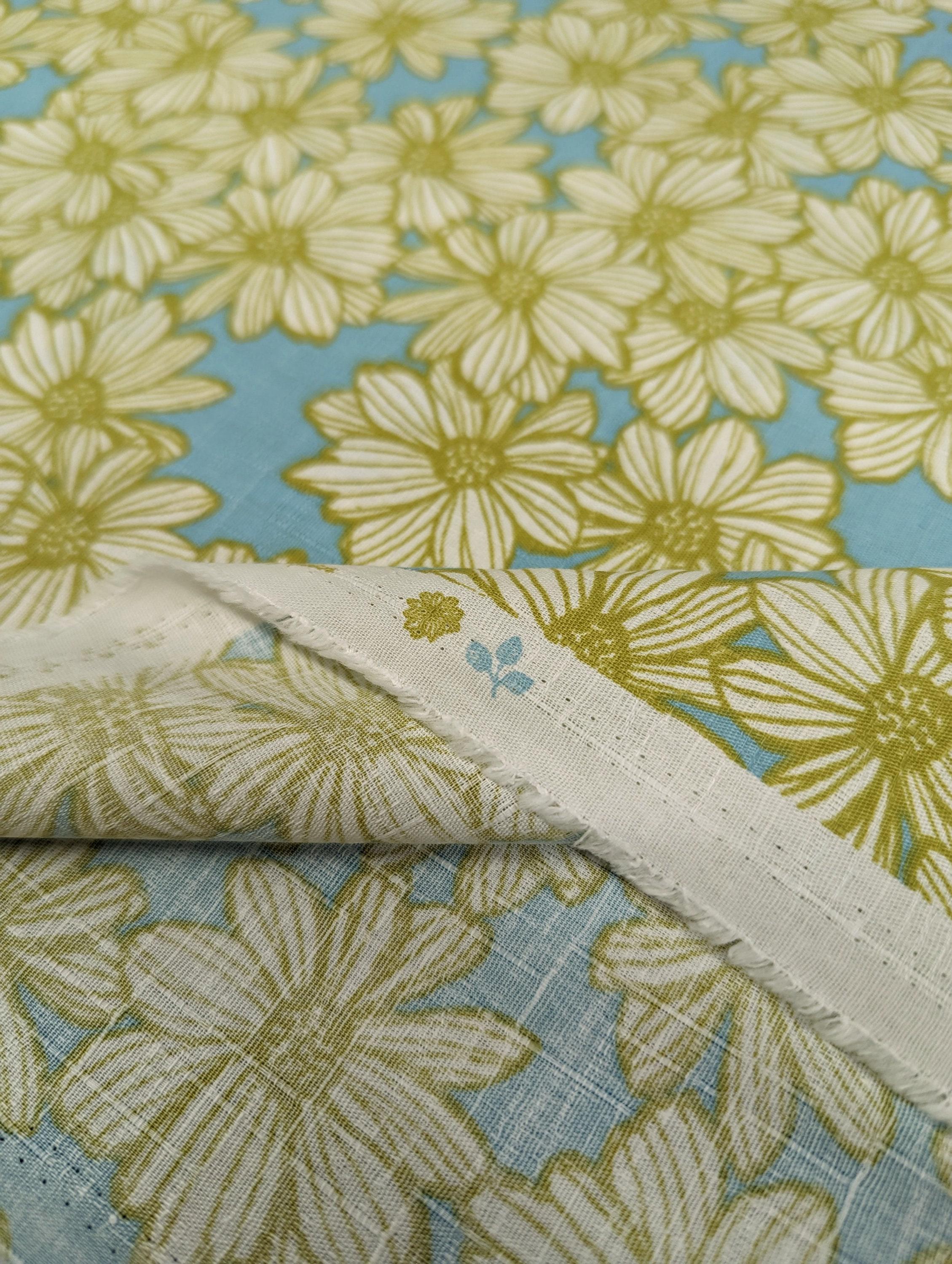 Koizumi - Summer Sunflowers Cotton Dobby - Yellow